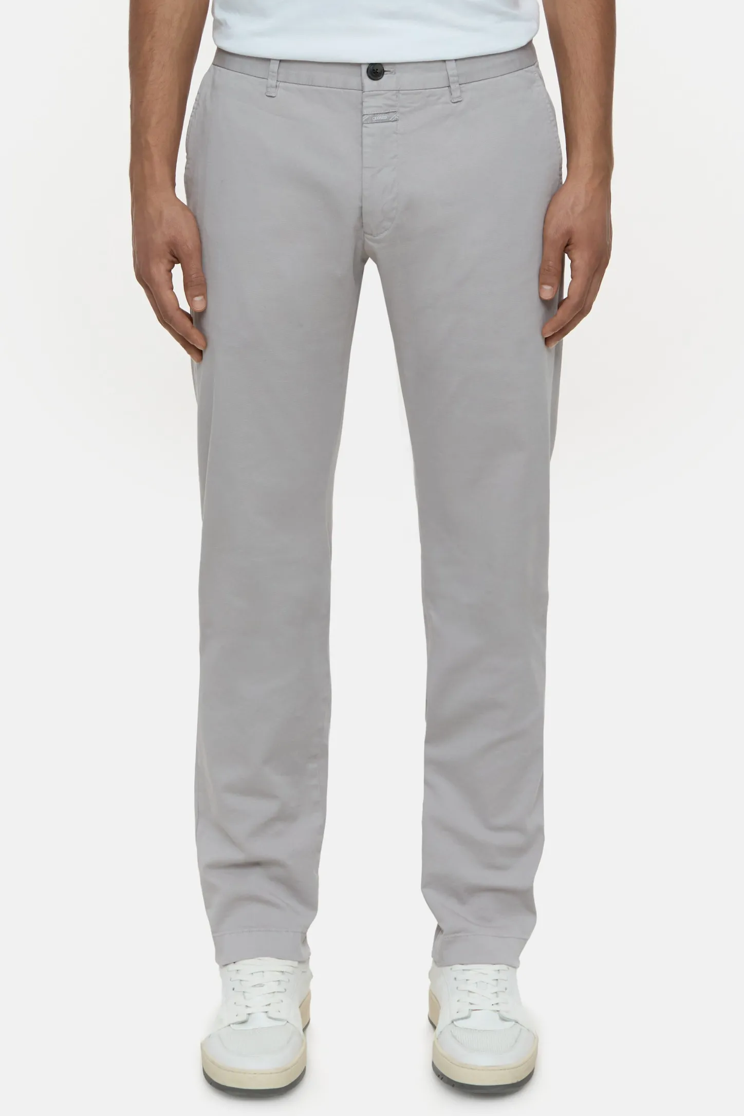 CLOSED Broek>Slanke Broek - Stijlnaam Clifton Slim Krijtgrijs
