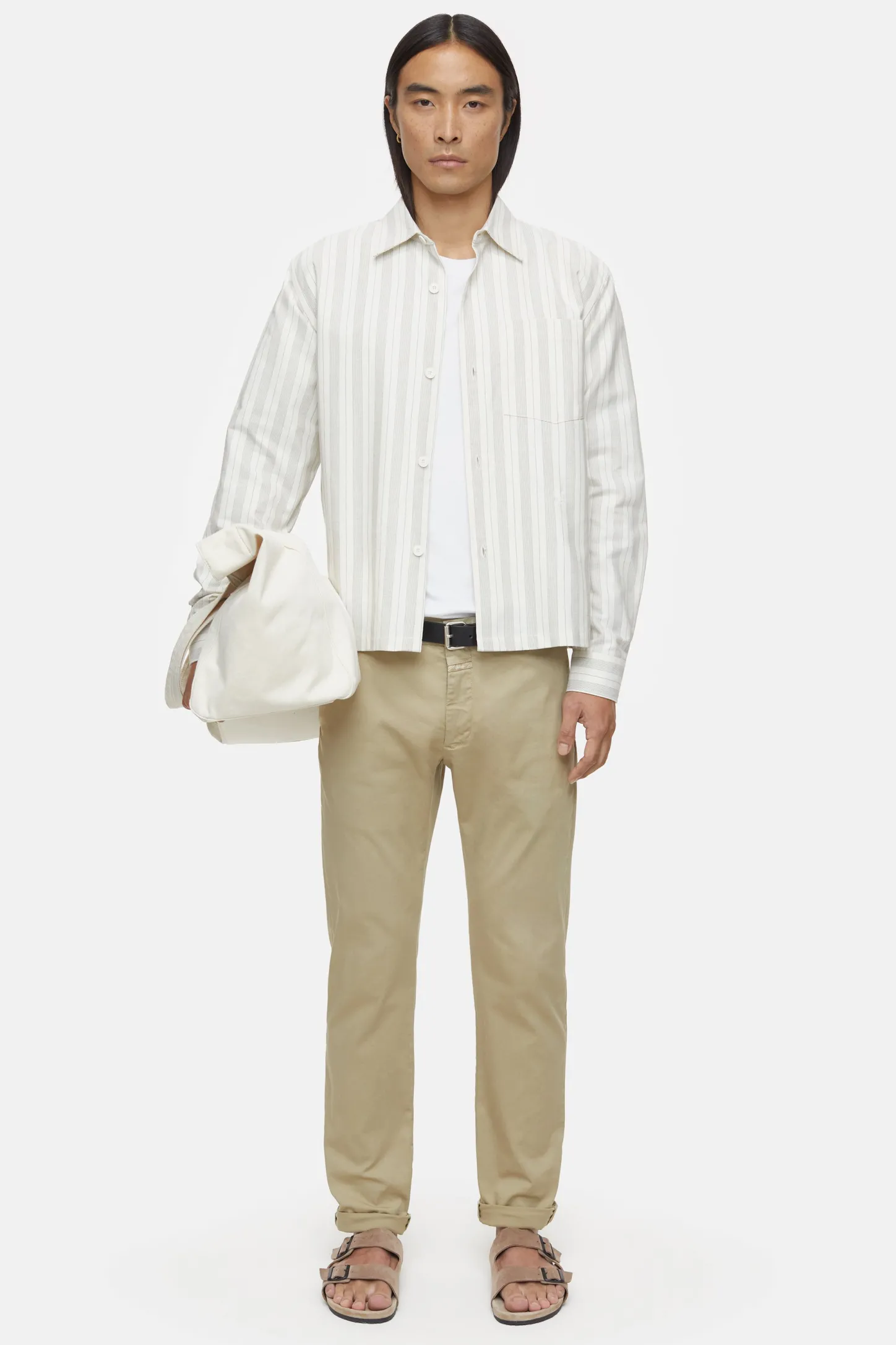 CLOSED Broek>Slanke Broek - Stijlnaam Clifton Slim Salie Jij