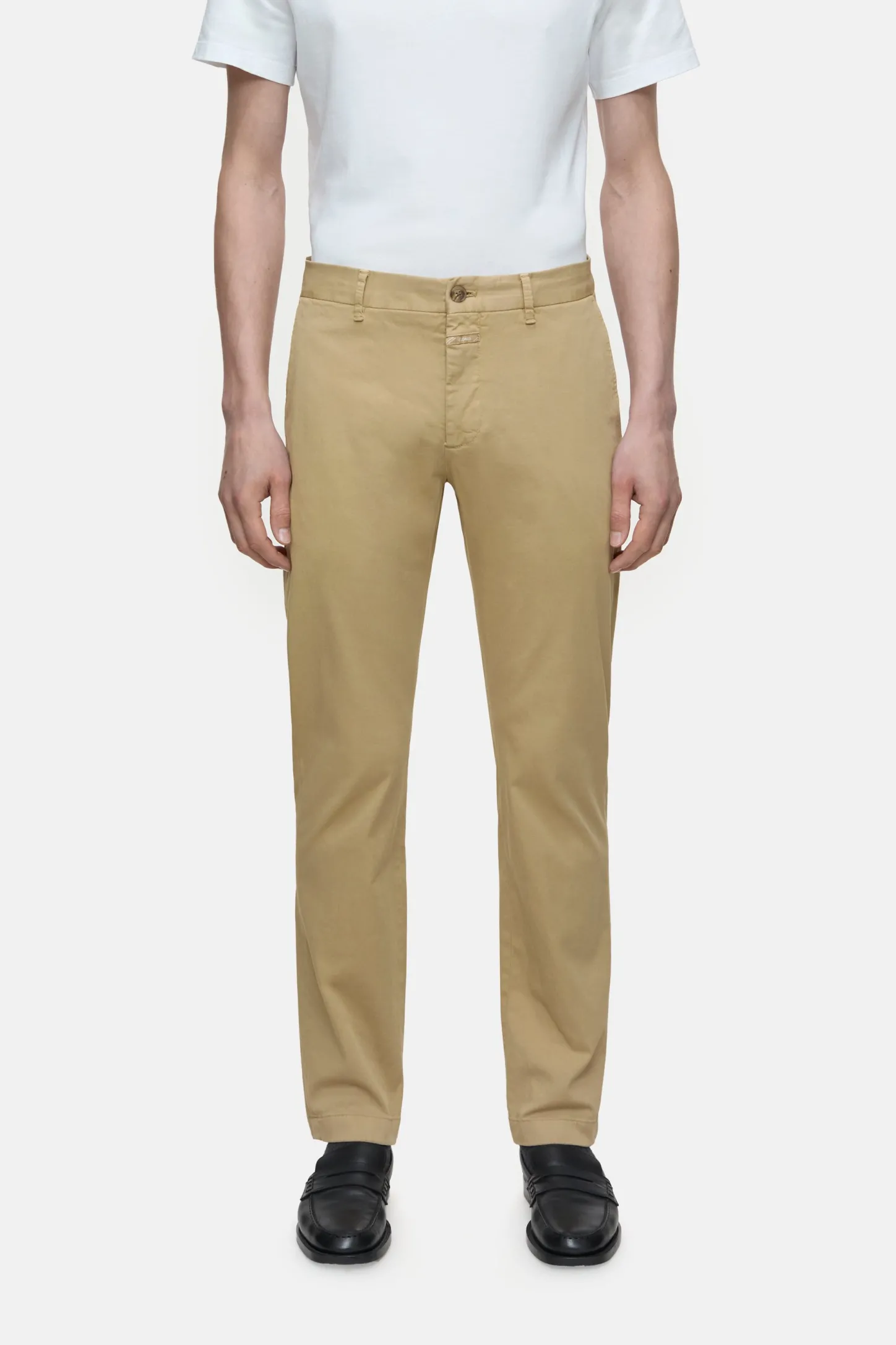 CLOSED Broek>Slanke Broek - Stijlnaam Clifton Slim Chino Beige