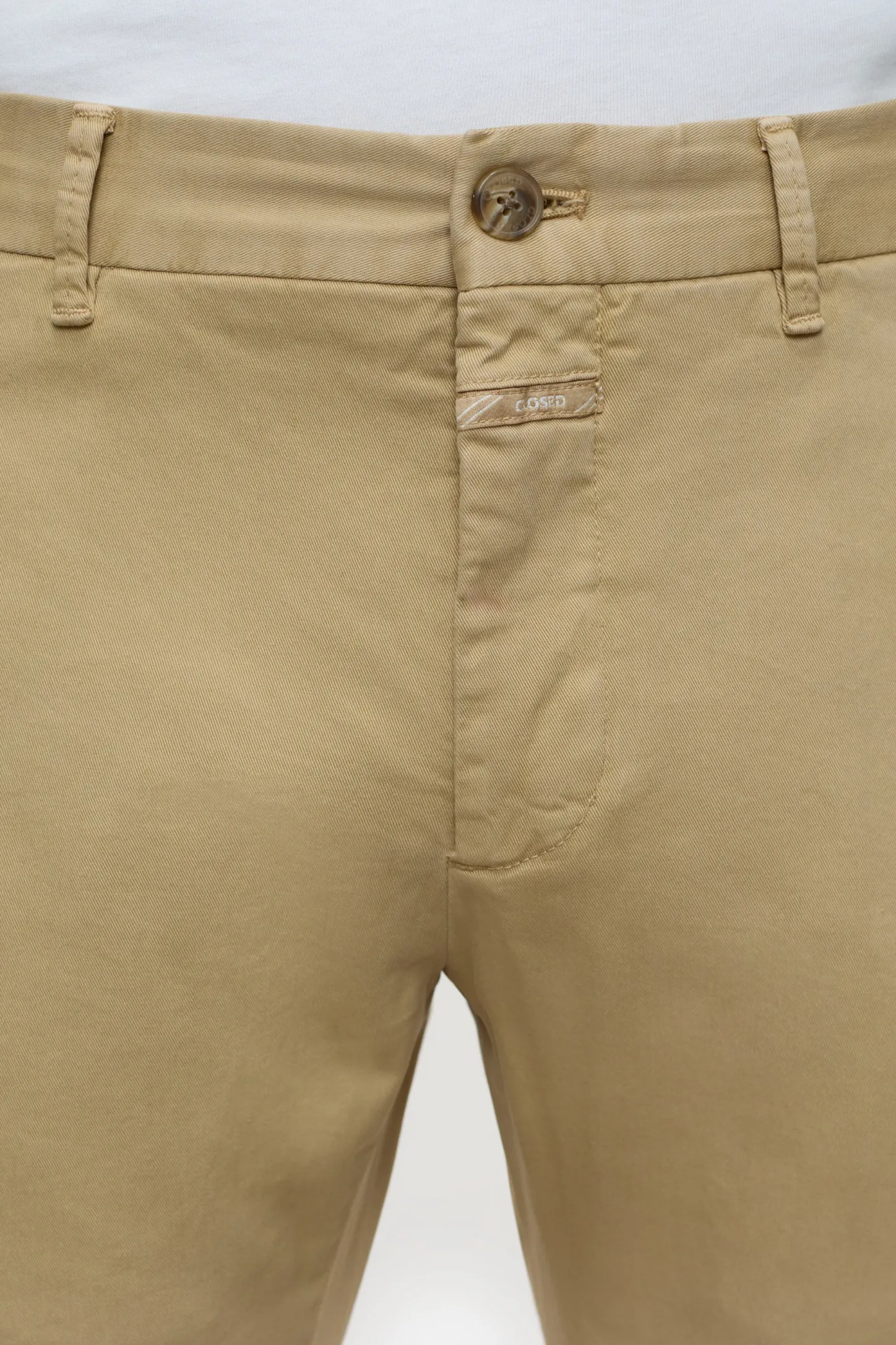 CLOSED Broek>Slanke Broek - Stijlnaam Clifton Slim Chino Beige