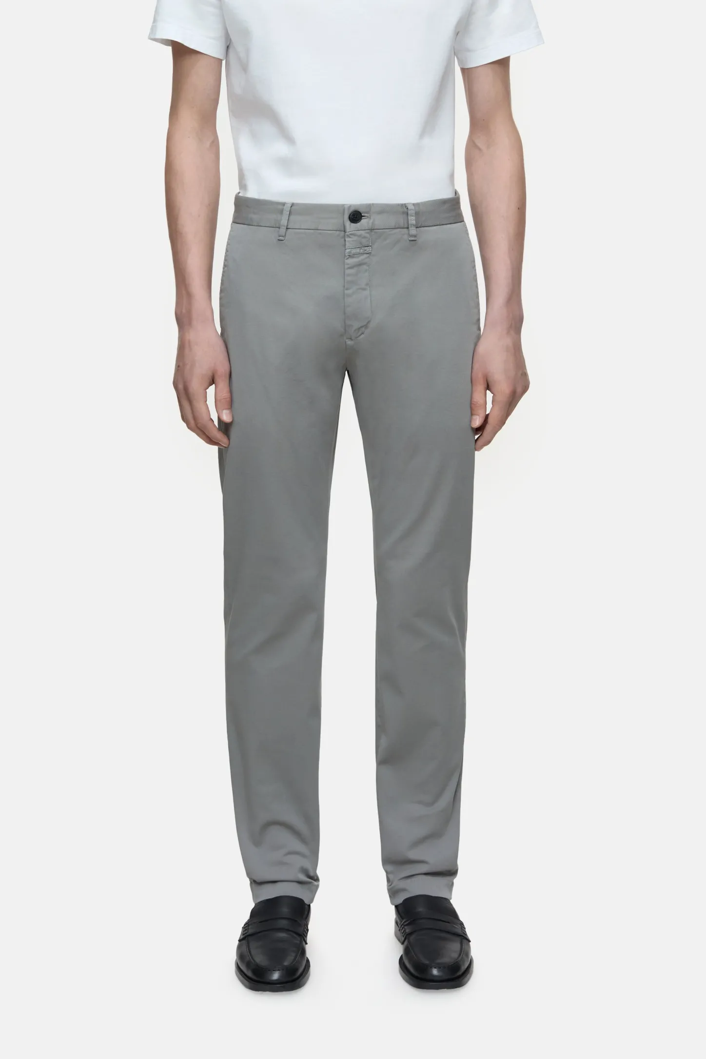 CLOSED Broek>Slanke Broek - Stijlnaam Clifton Slim Steengrijs