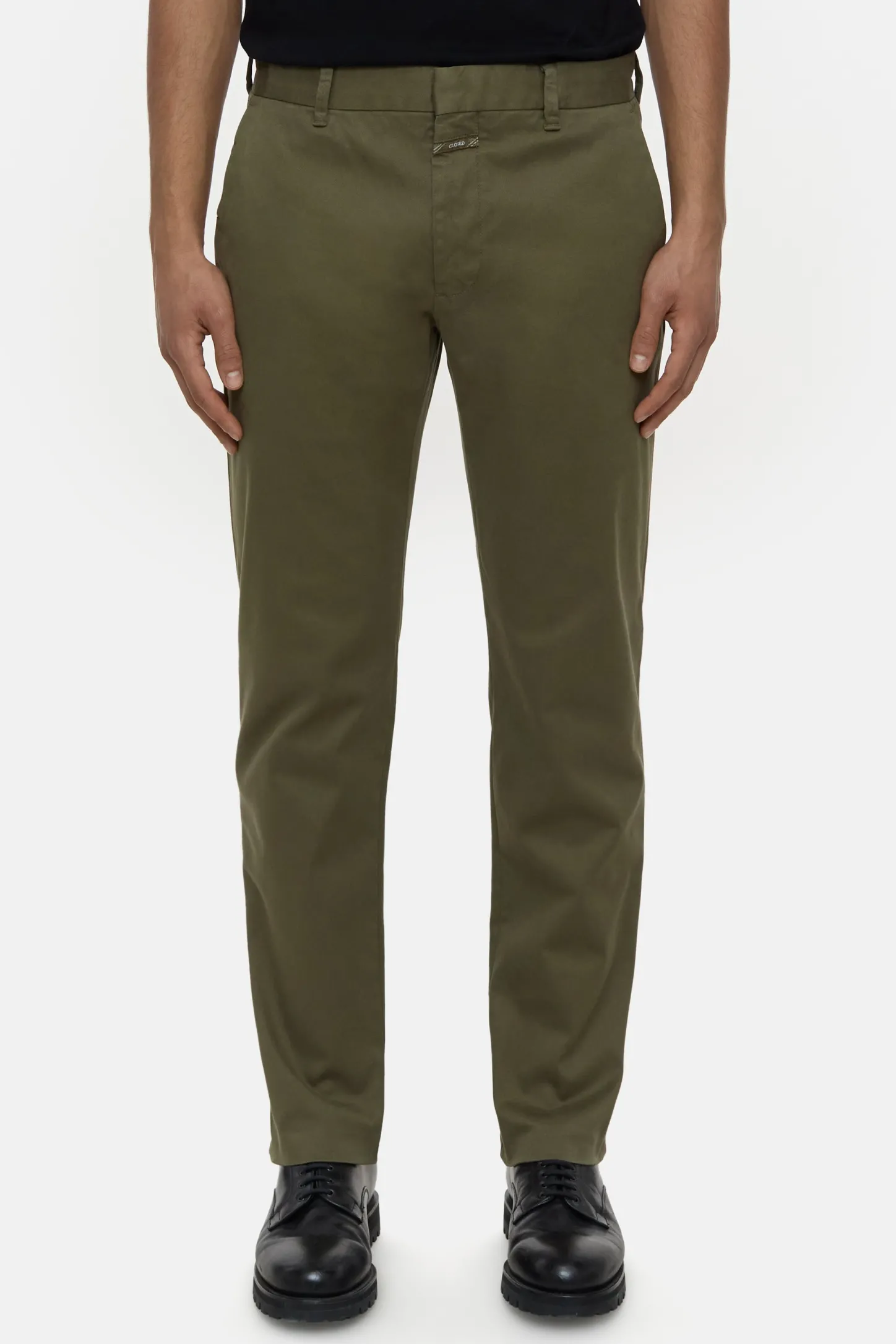 CLOSED Broek>Slanke Broek - Stijlnaam Darwin Slim Industrieel Groen