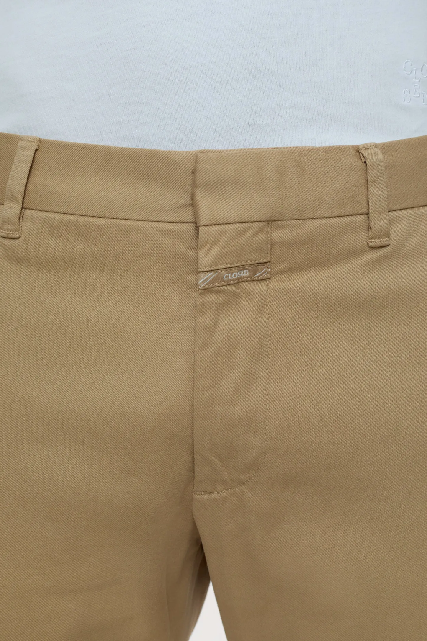 CLOSED Broek>Slanke Broek - Stijlnaam Darwin Slim Chino Beige