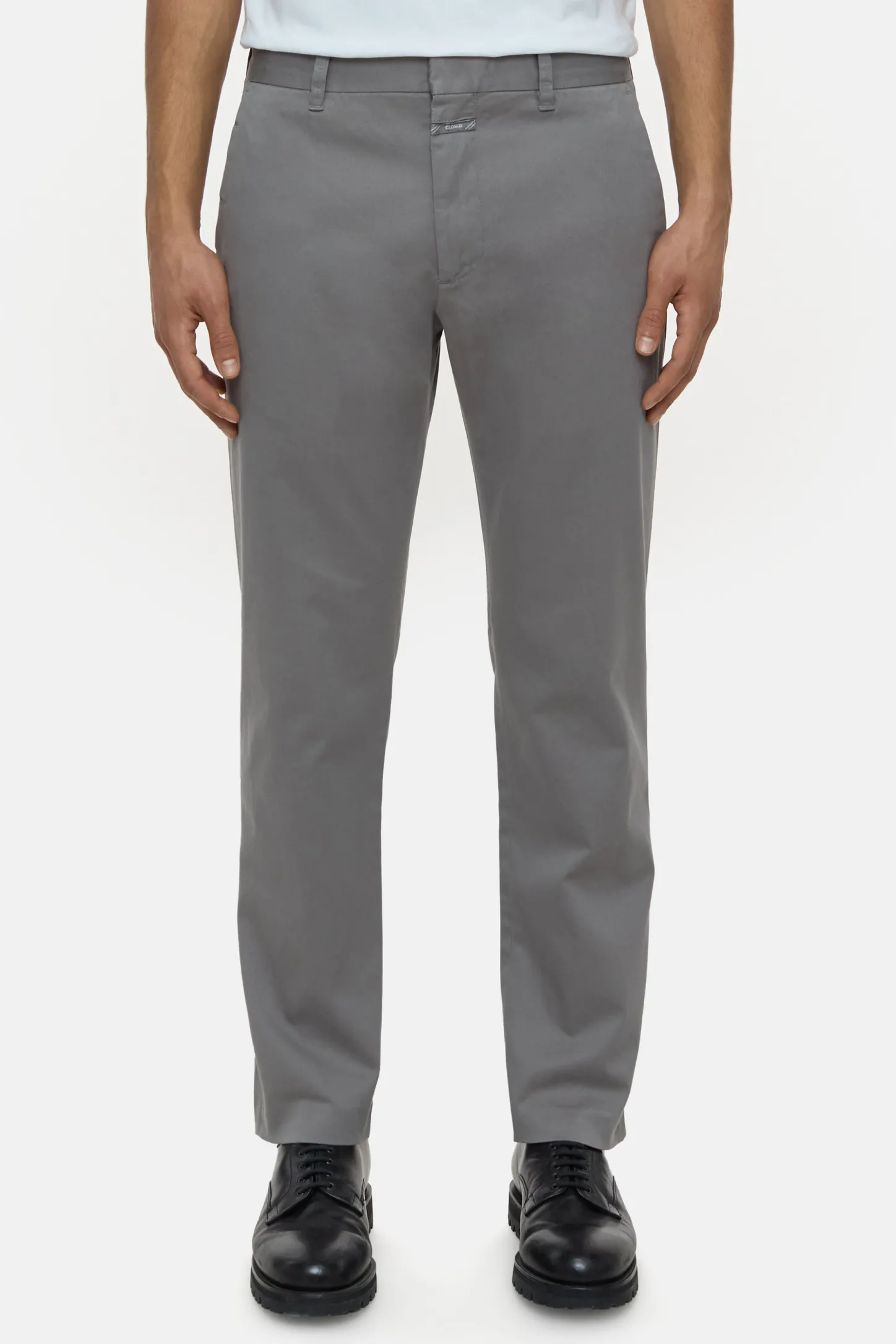 CLOSED Broek>Slanke Broek - Stijlnaam Darwin Slim Steengrijs