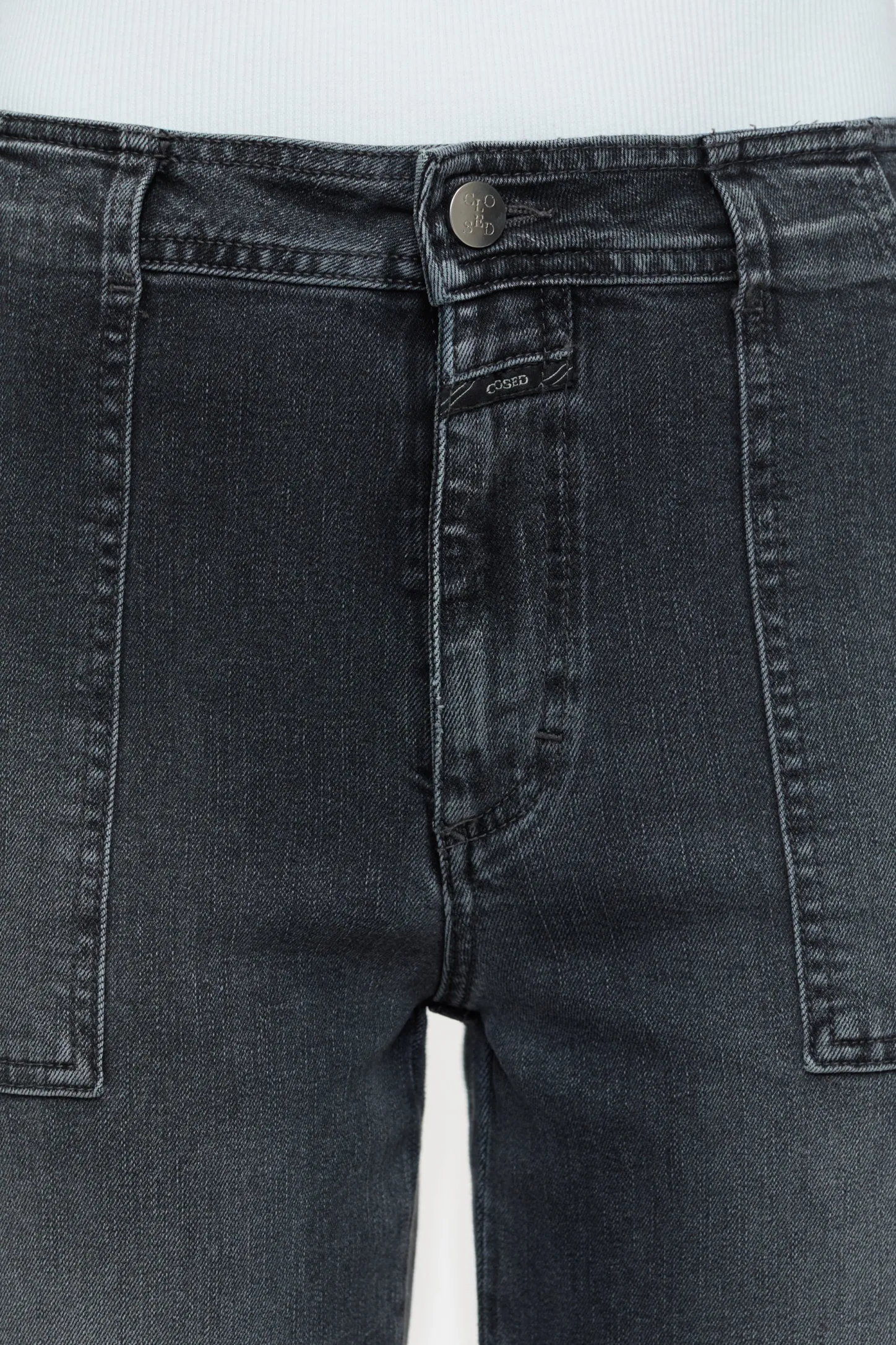 CLOSED Dun>Slim Jeans - Stijlnaam Aria Midden Grijs