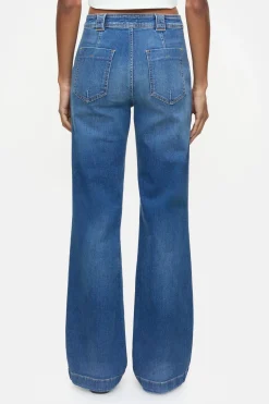 CLOSED Dun>Slim Jeans - Stijlnaam Aria Midden Blauw