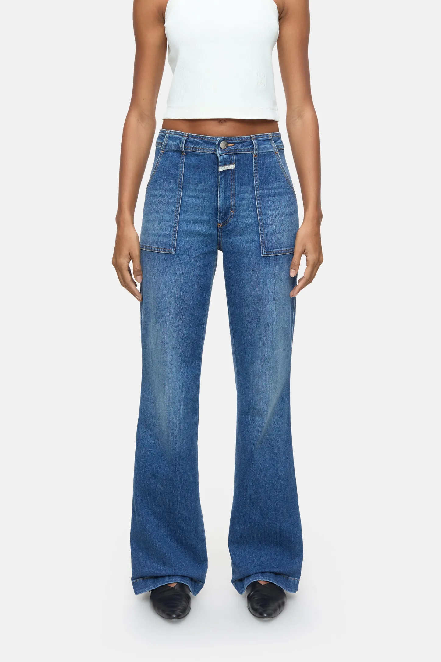 CLOSED Eco-Denim>Slim Jeans - Stijlnaam Aria Midden Blauw