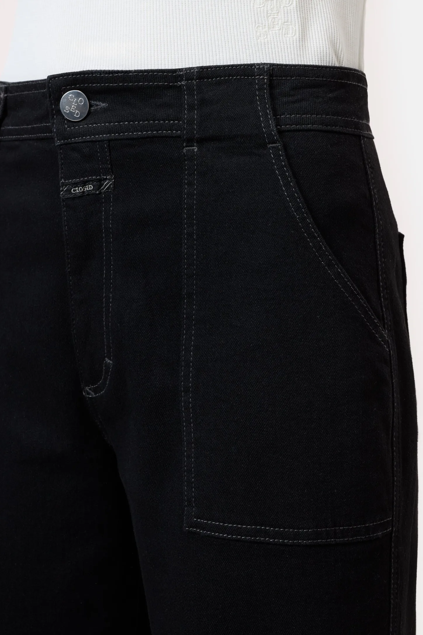 CLOSED Dun>Slim Jeans - Stijlnaam Aria Zwart