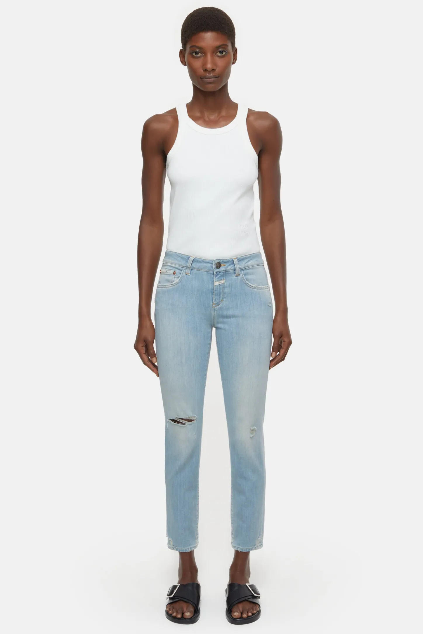 CLOSED Dun>Slim Jeans - Stijlnaam Baker Lichtblauw