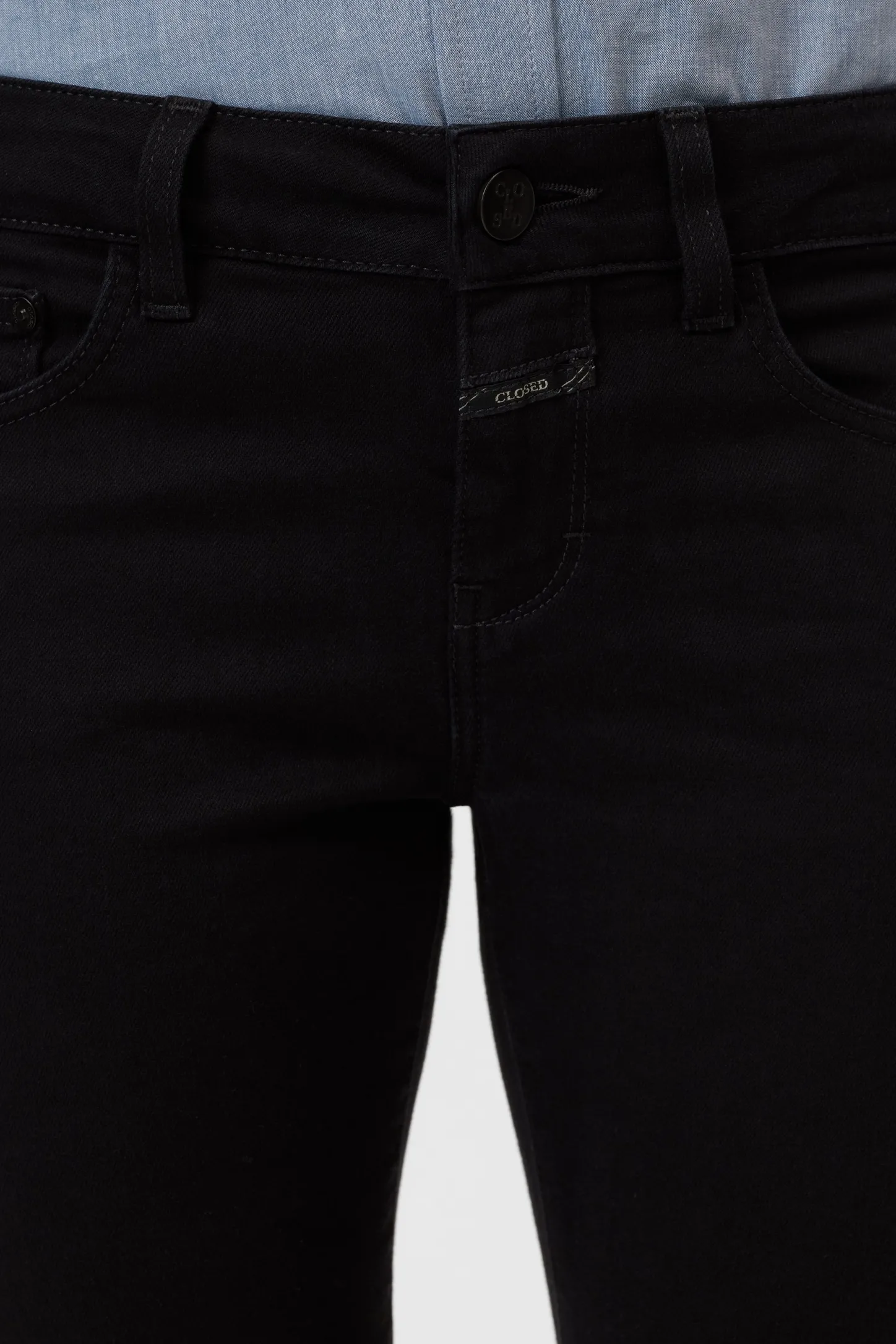 CLOSED Dun>Slim Jeans - Stijlnaam Baker Zwart