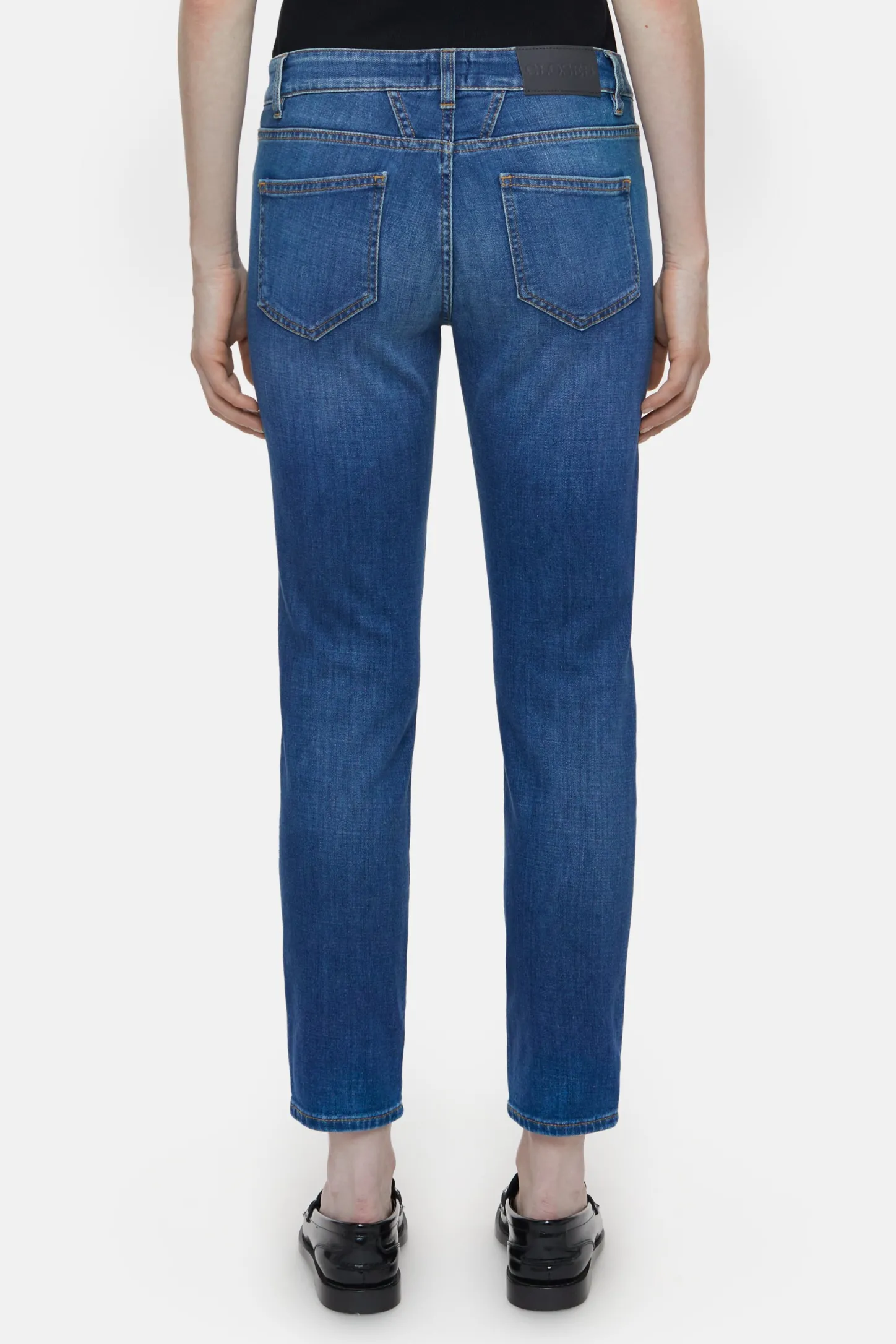 CLOSED Dun>Slim Jeans - Stijlnaam Baker Donkerblauw