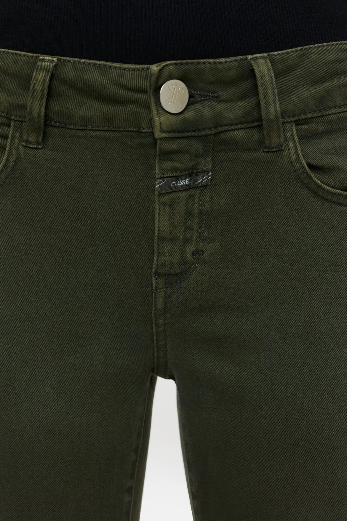 CLOSED Dun>Slim Jeans - Stijlnaam Baker Groen Onkruid