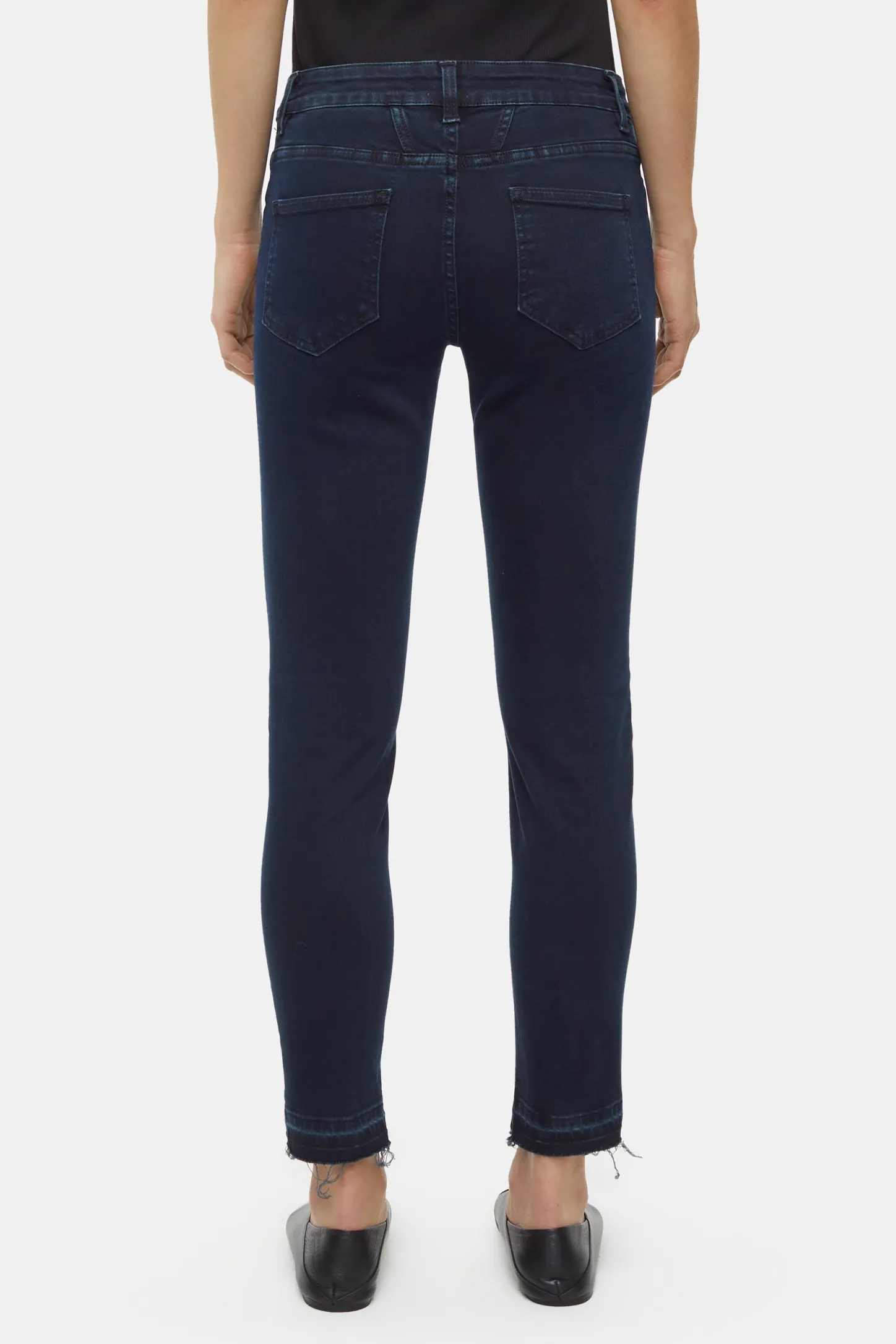 CLOSED Dun>Slim Jeans - Stijlnaam Baker Blauw Zwart