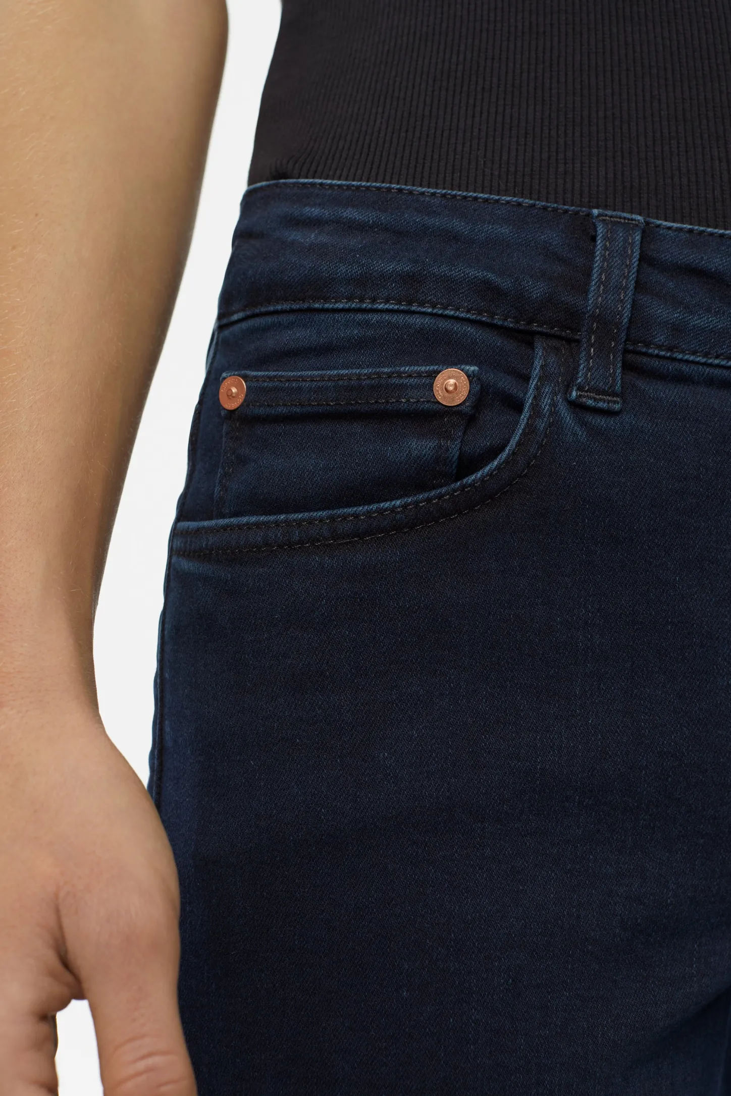 CLOSED Dun>Slim Jeans - Stijlnaam Baker Blauw Zwart