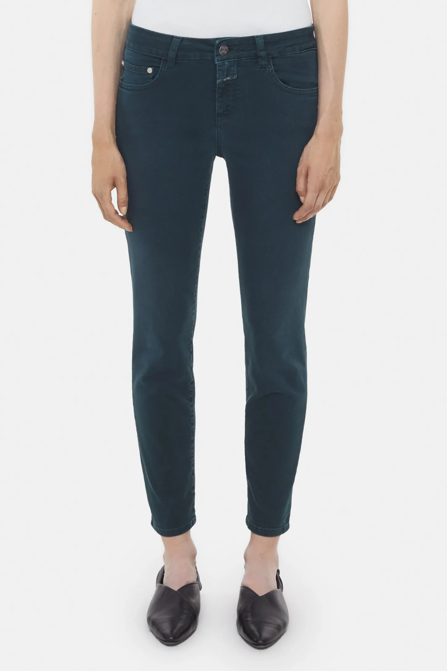 CLOSED Dun>Slim Jeans - Stijlnaam Baker Varen Groen