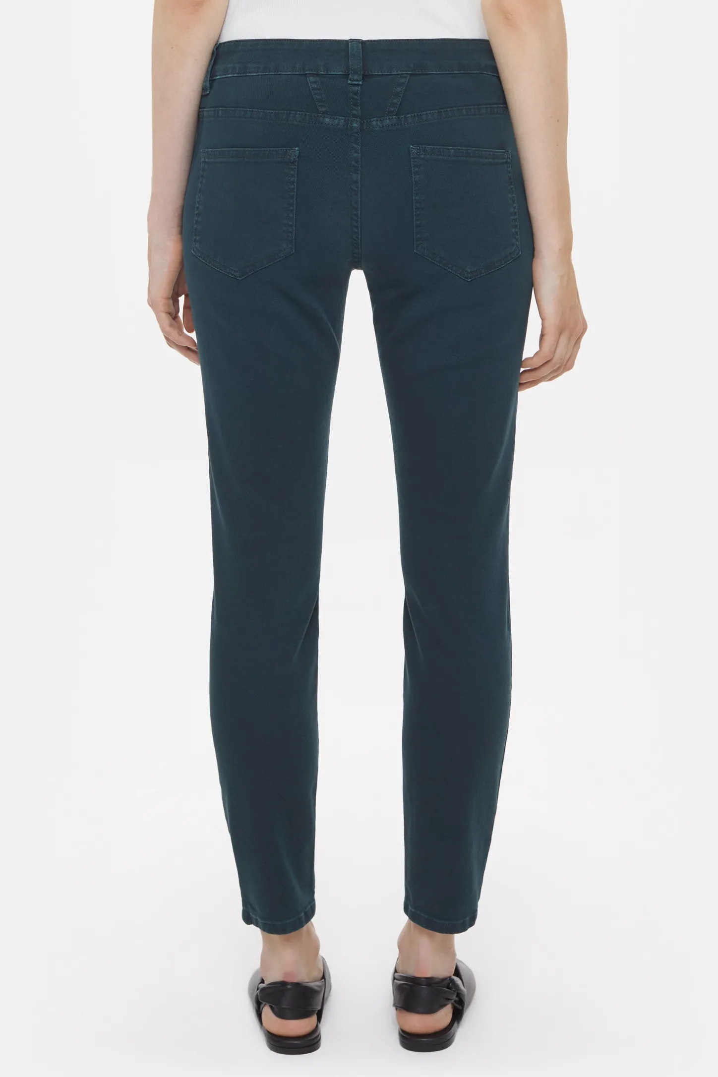 CLOSED Dun>Slim Jeans - Stijlnaam Baker Varen Groen