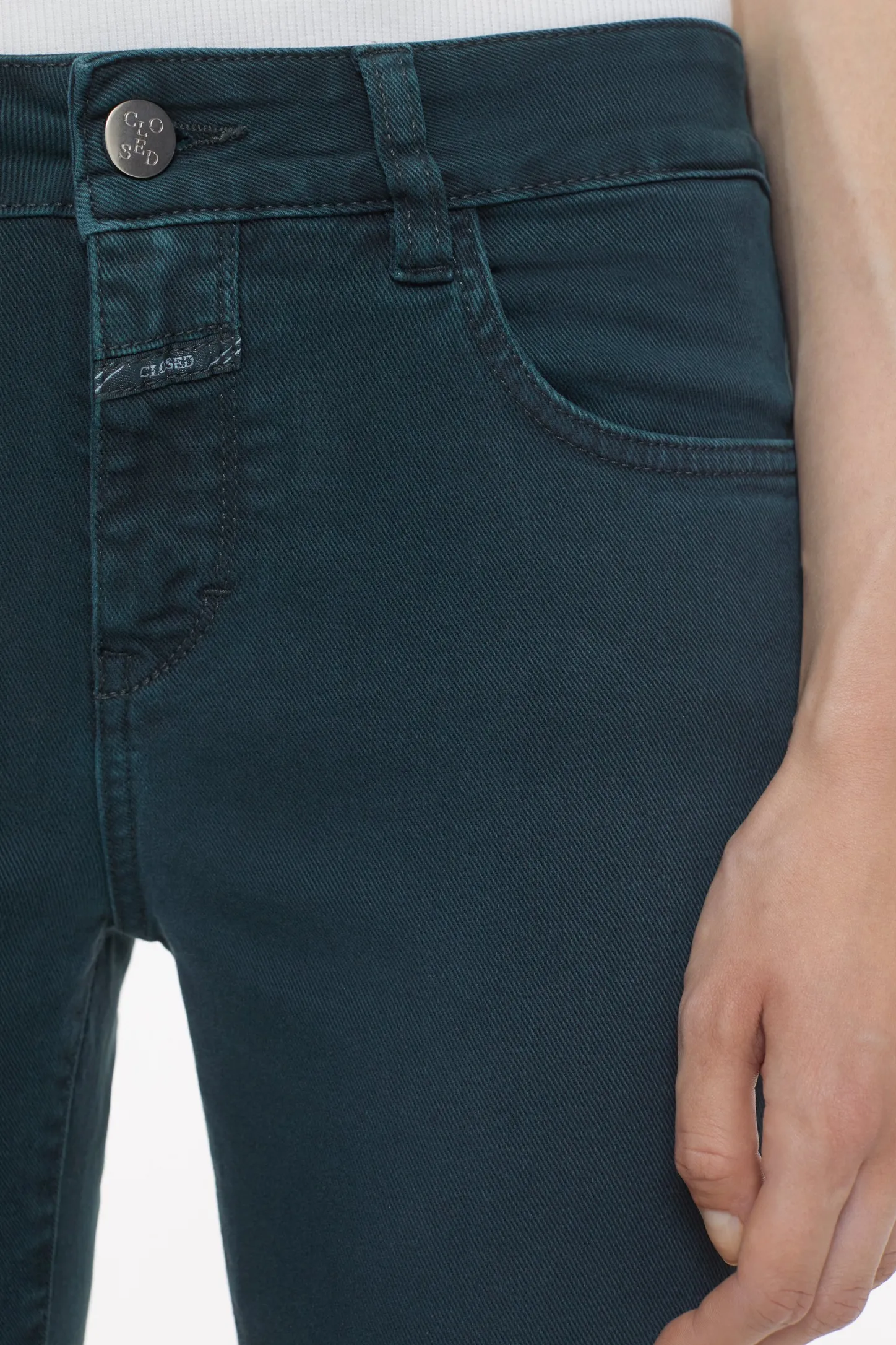 CLOSED Dun>Slim Jeans - Stijlnaam Baker Varen Groen