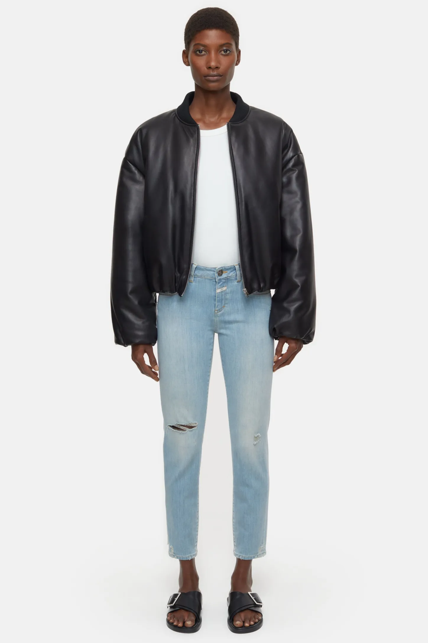 CLOSED Vintage Wasbeurten>Slim Jeans - Stijlnaam Baker Lichtblauw