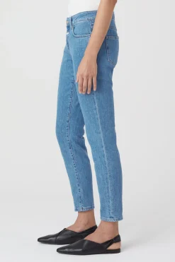 CLOSED Dun>Slim Jeans - Stijlnaam Baker Midden Blauw