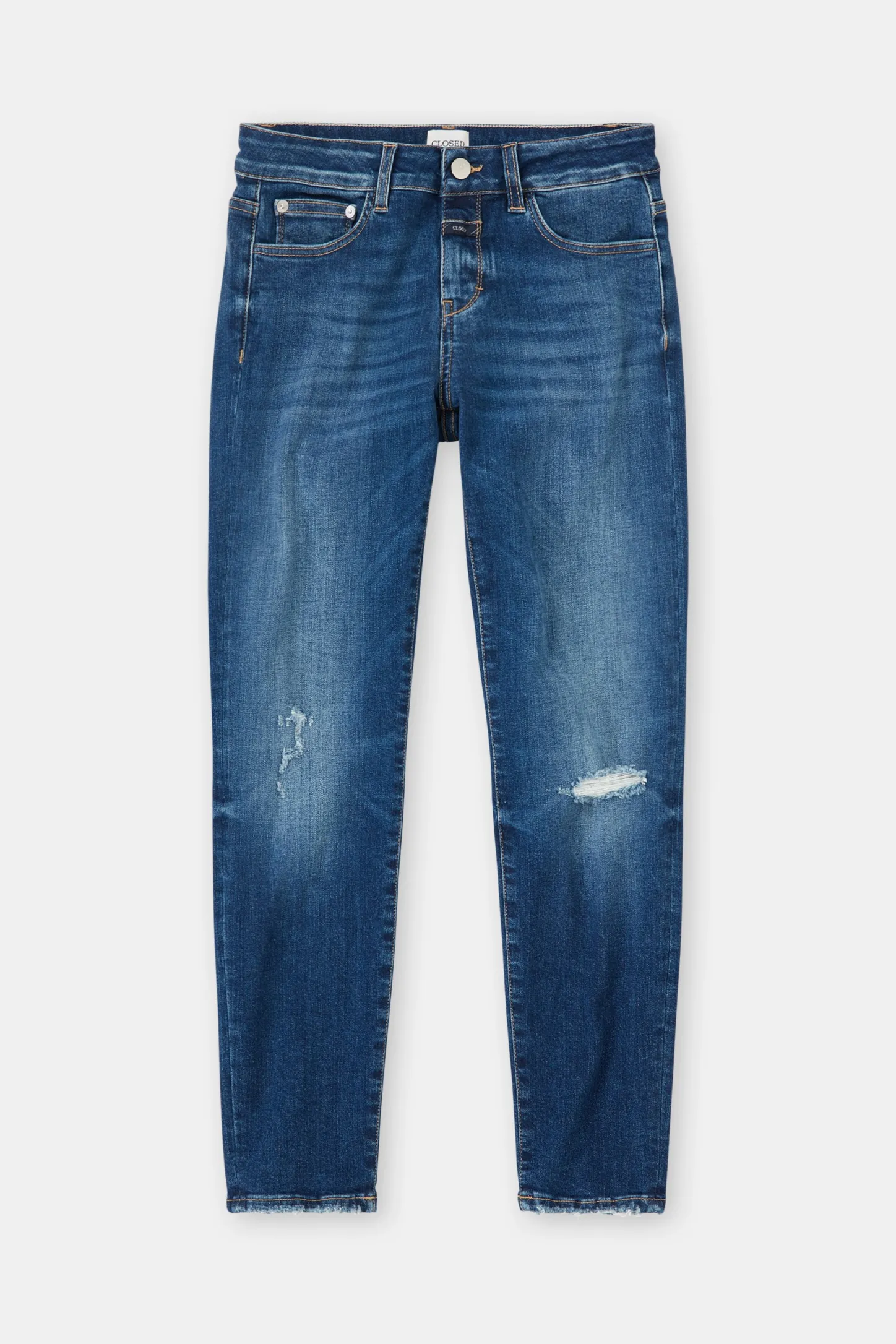 CLOSED Dun>Slim Jeans - Stijlnaam Baker Donkerblauw