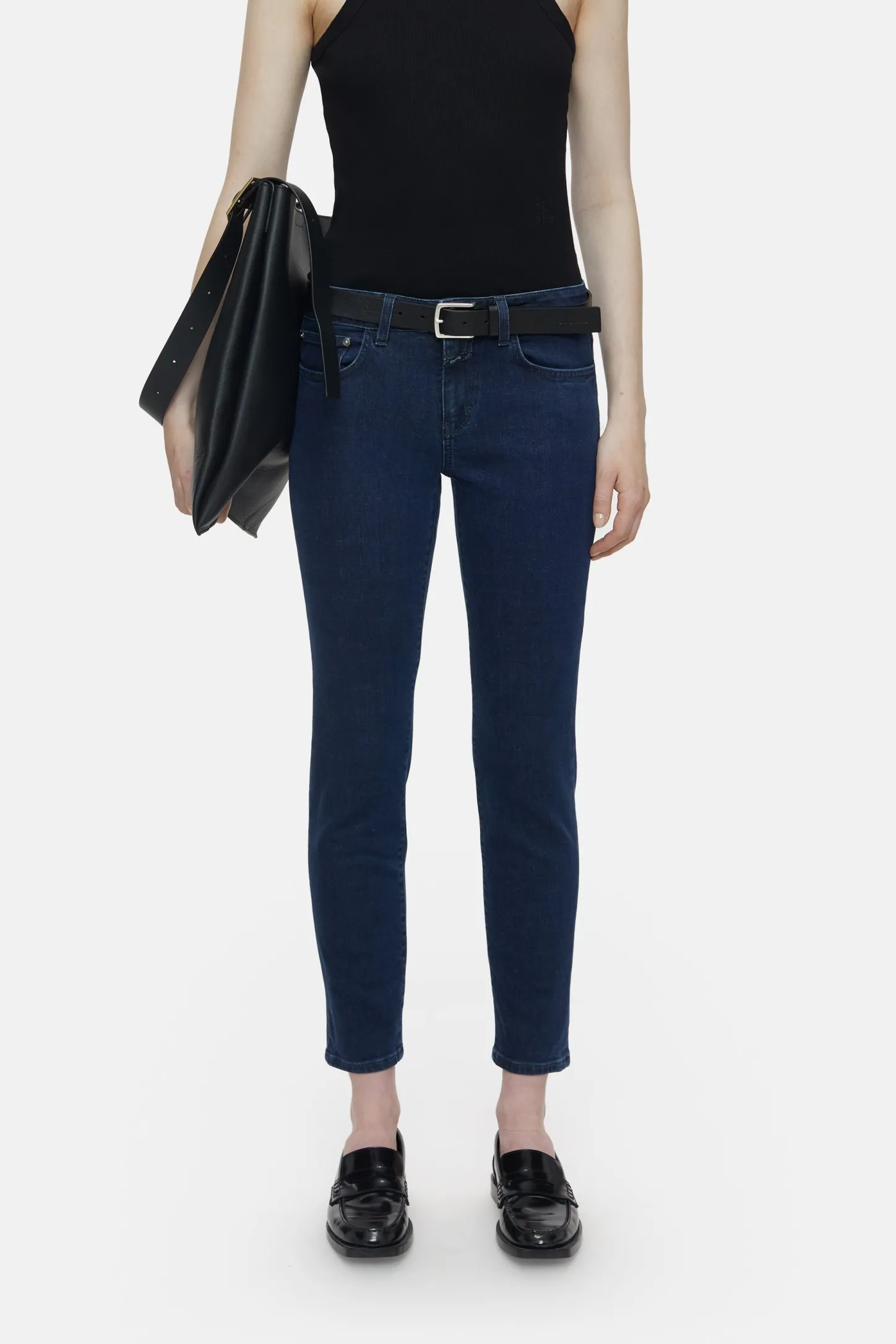 CLOSED Dun>Slim Jeans - Stijlnaam Baker Donkerblauw