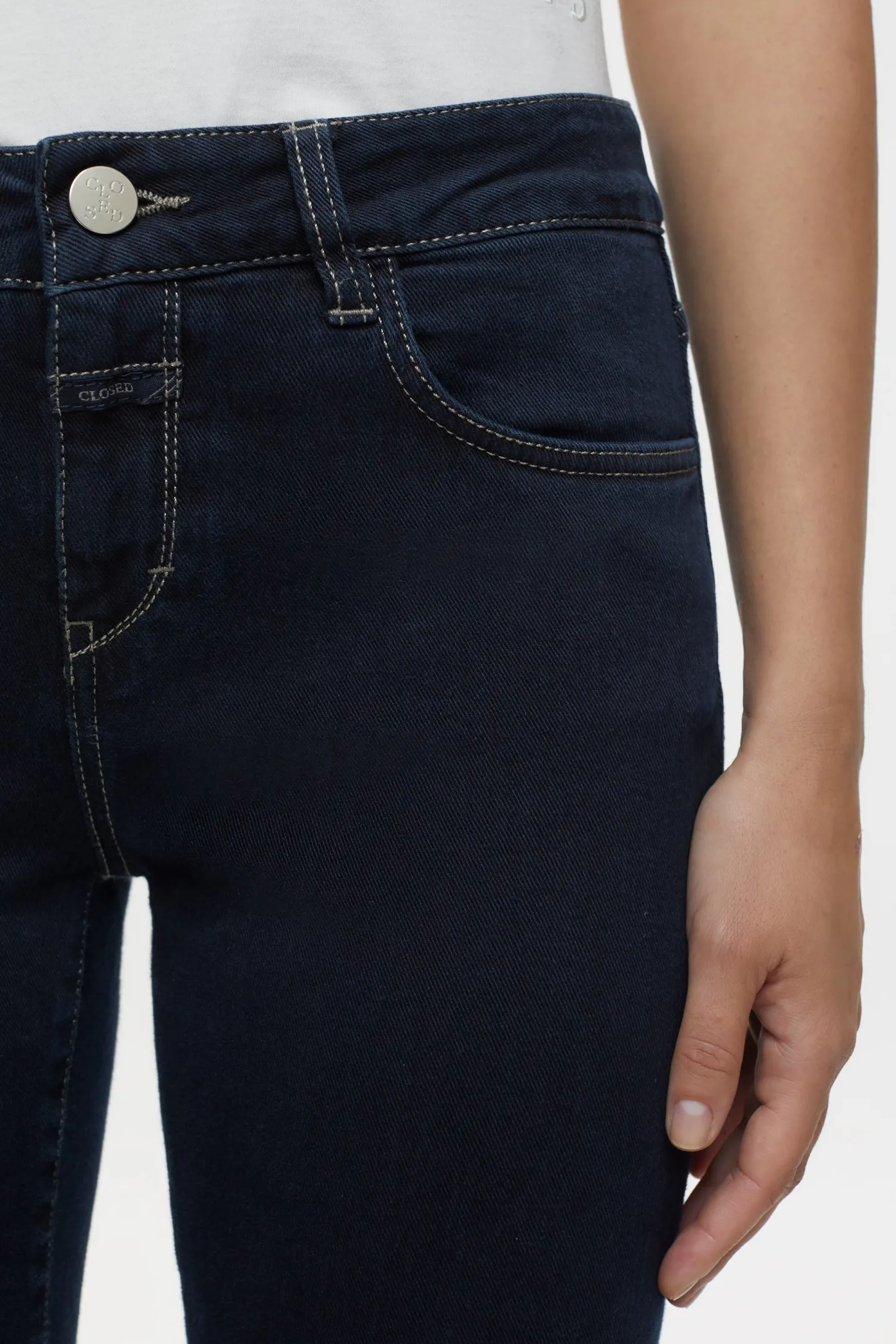 CLOSED Dun>Slim Jeans - Stijlnaam Baker Donkerblauw
