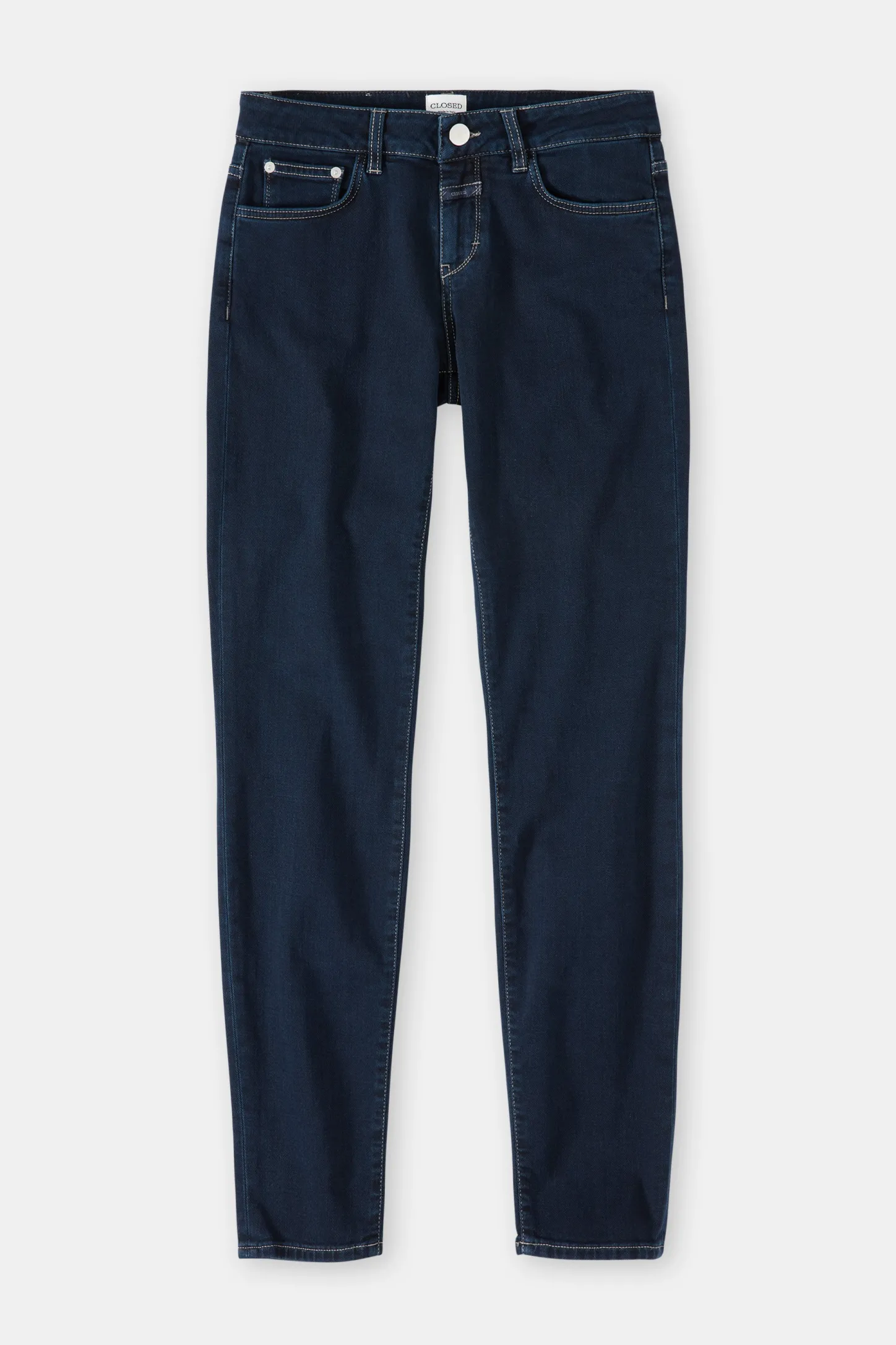CLOSED Dun>Slim Jeans - Stijlnaam Baker Donkerblauw