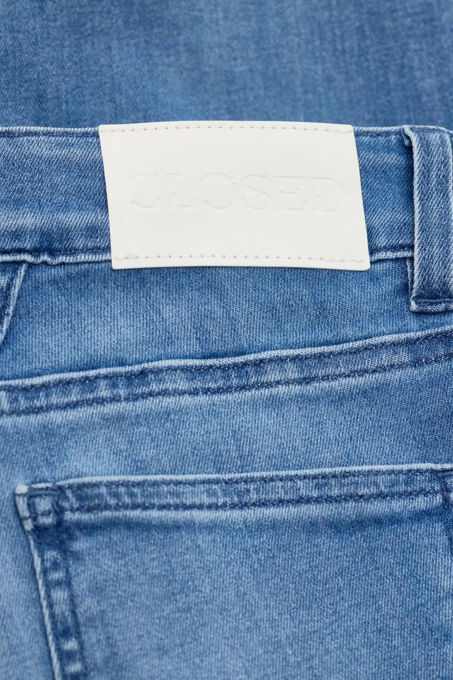 CLOSED Dun>Slim Jeans - Stijlnaam Baker Midden Blauw