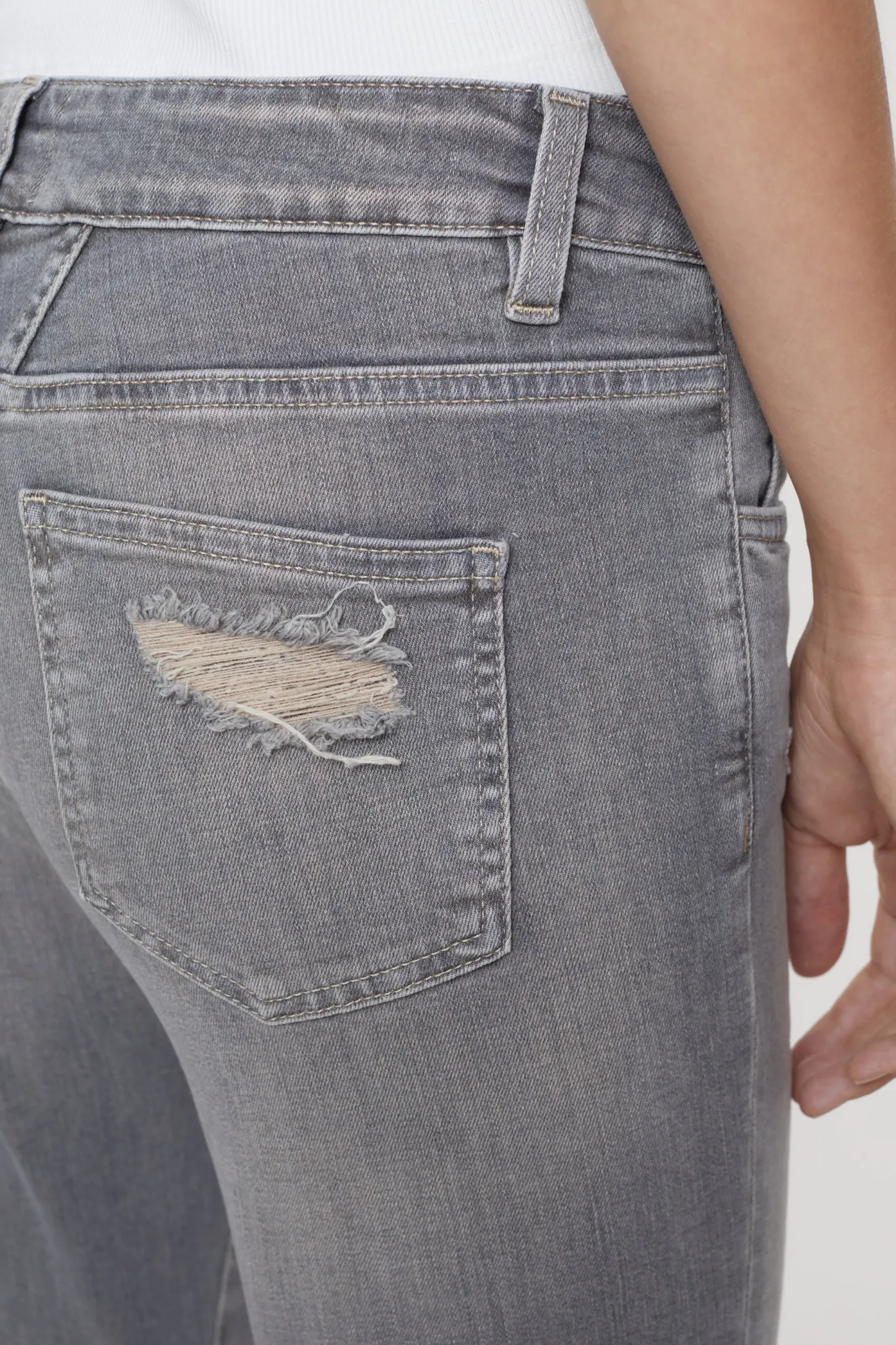 CLOSED Dun>Slim Jeans - Stijlnaam Baker Midden Grijs