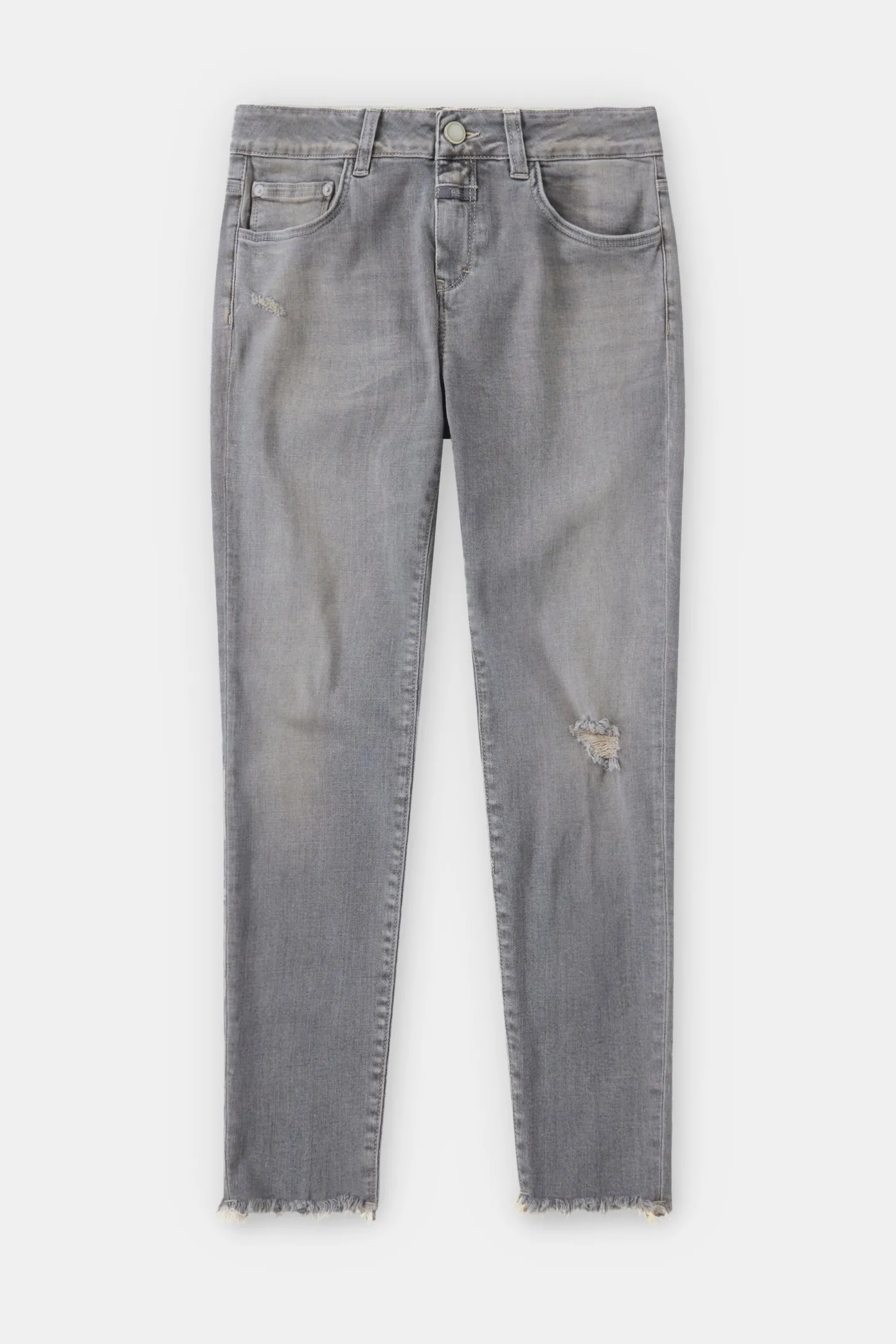 CLOSED Dun>Slim Jeans - Stijlnaam Baker Midden Grijs