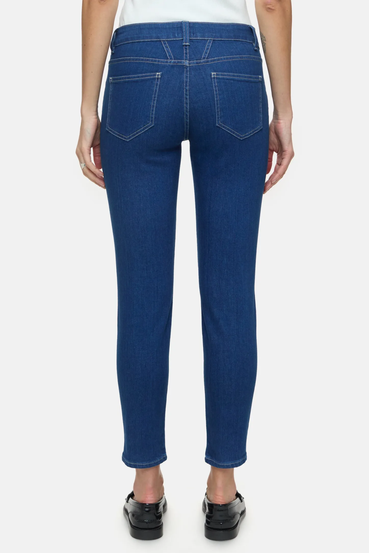 CLOSED Dun>Slim Jeans - Stijlnaam Baker Donkerblauw