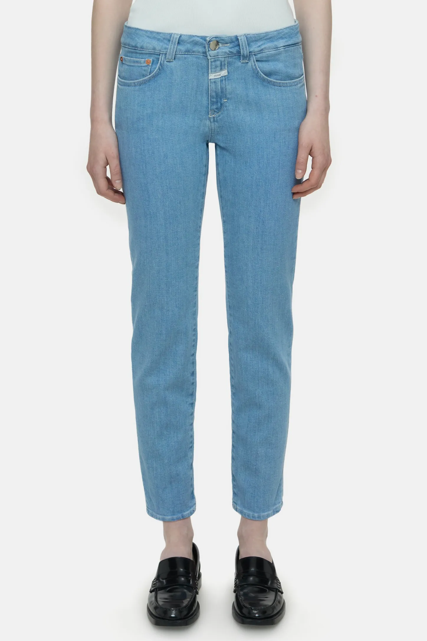 CLOSED Eco-Denim>Slim Jeans - Stijlnaam Baker Lichtblauw