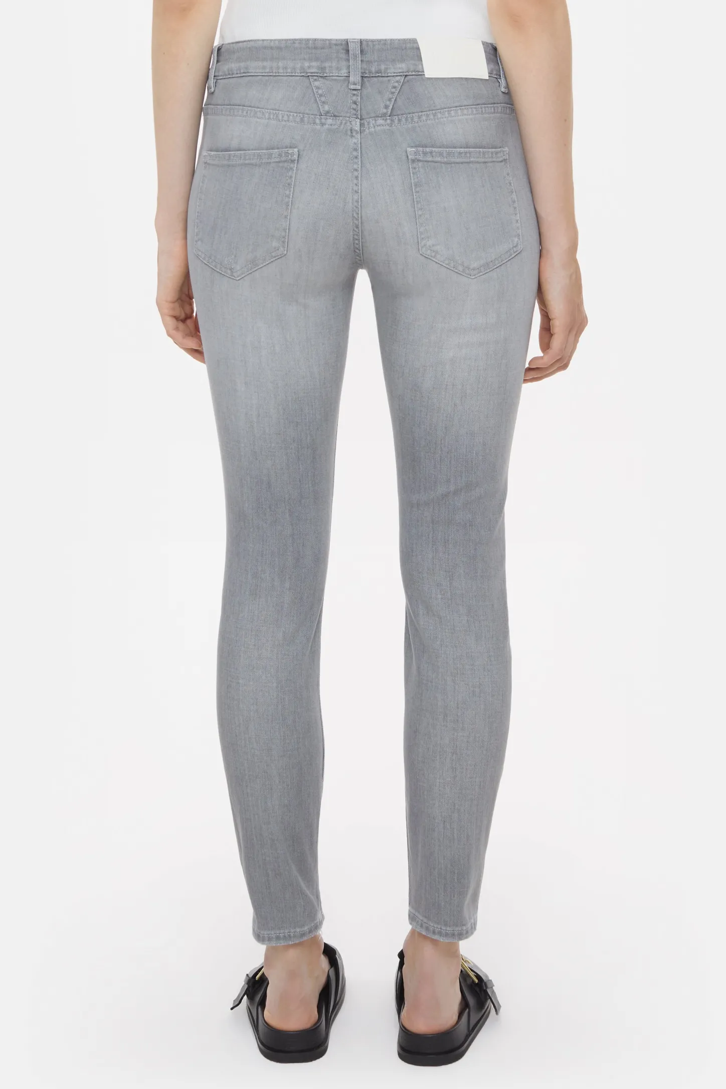 CLOSED Dun>Slim Jeans - Stijlnaam Baker Lichtgrijs