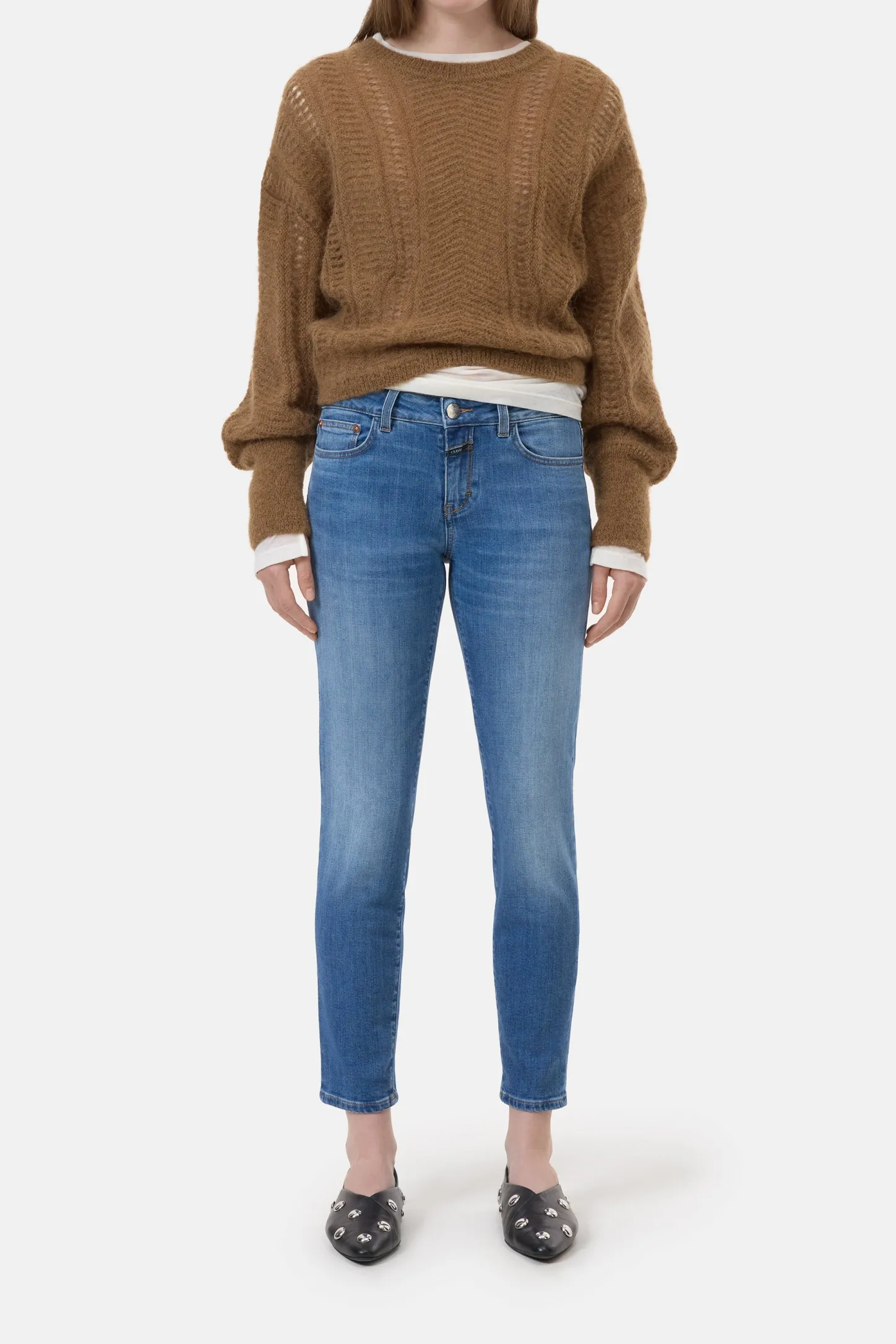 CLOSED Eco-Denim>Slim Jeans - Stijlnaam Baker Midden Blauw