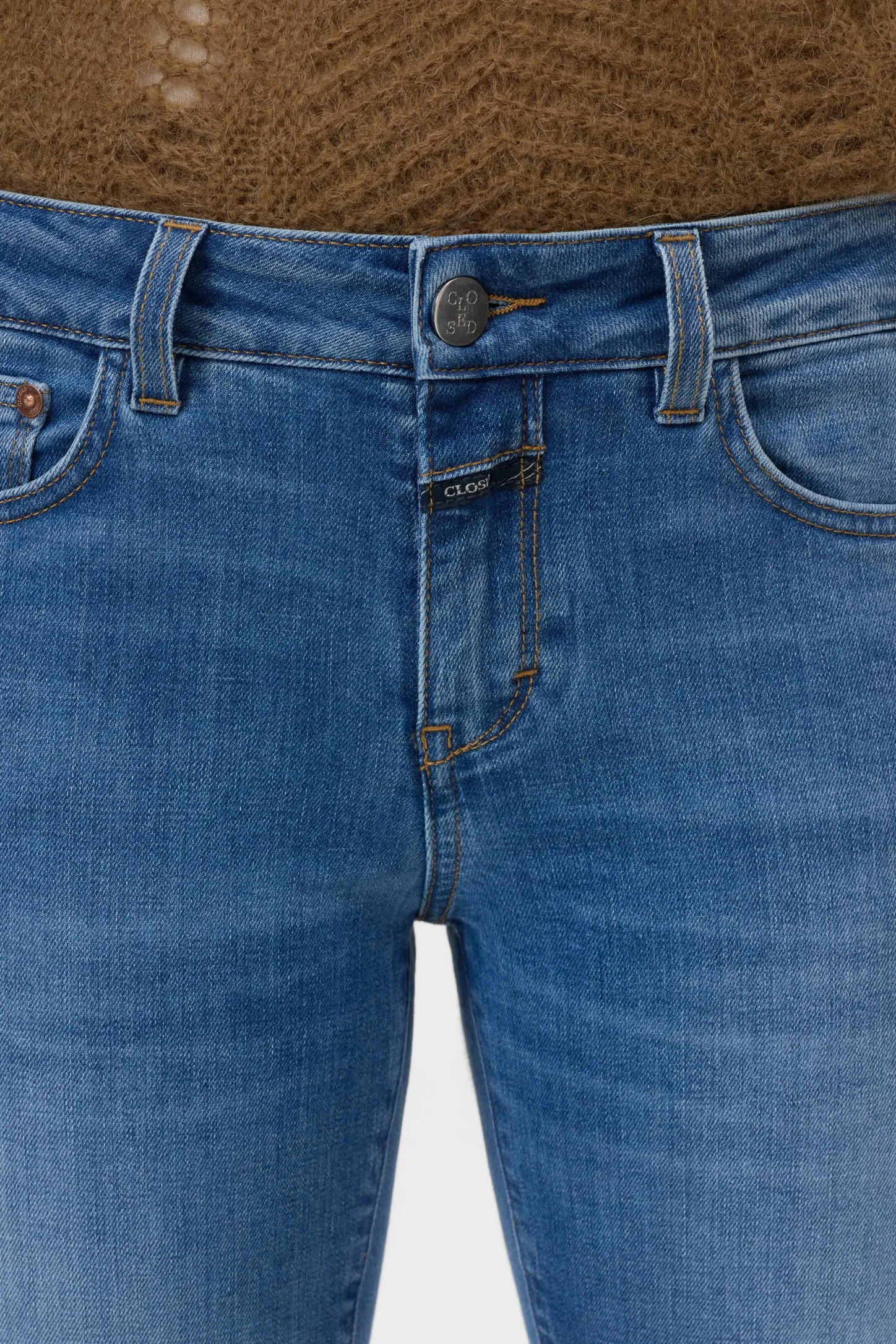 CLOSED Eco-Denim>Slim Jeans - Stijlnaam Baker Midden Blauw