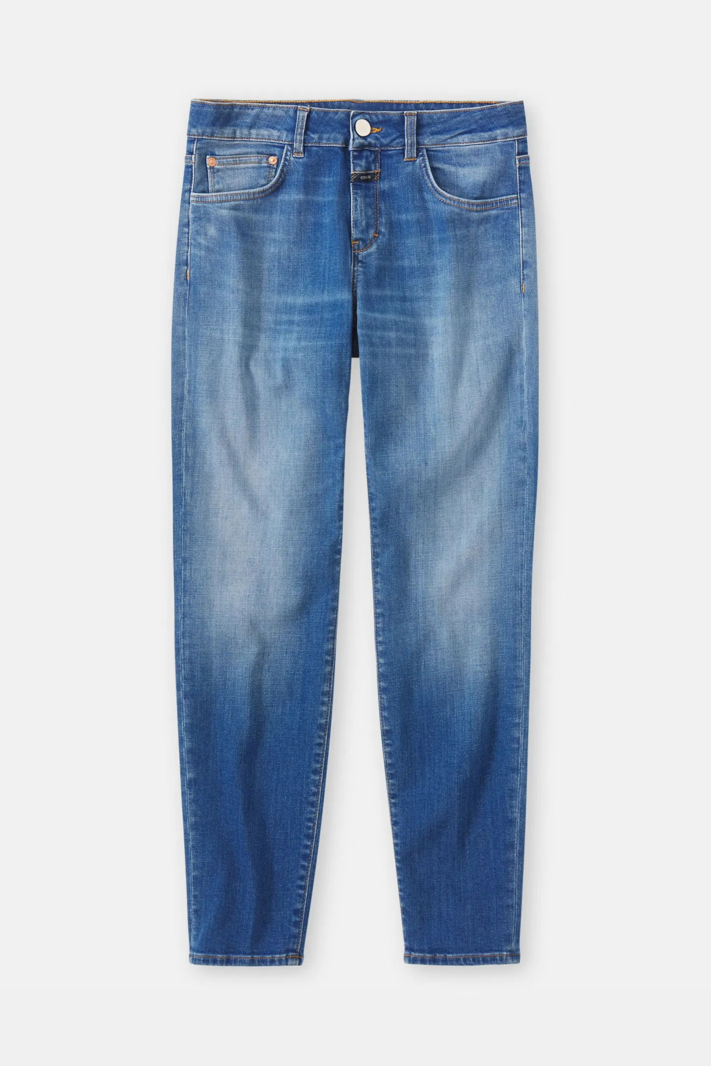 CLOSED Eco-Denim>Slim Jeans - Stijlnaam Baker Midden Blauw