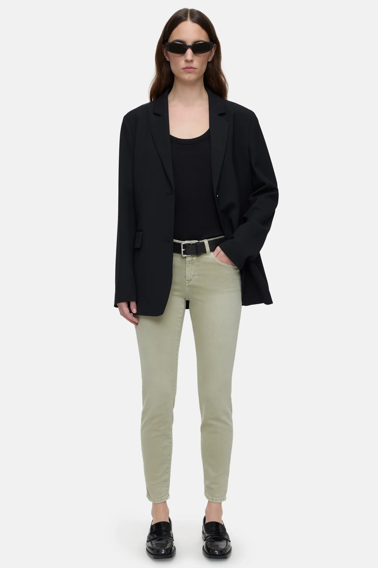 CLOSED Jeans>Slim Jeans - Stijlnaam Baker Salie Jij