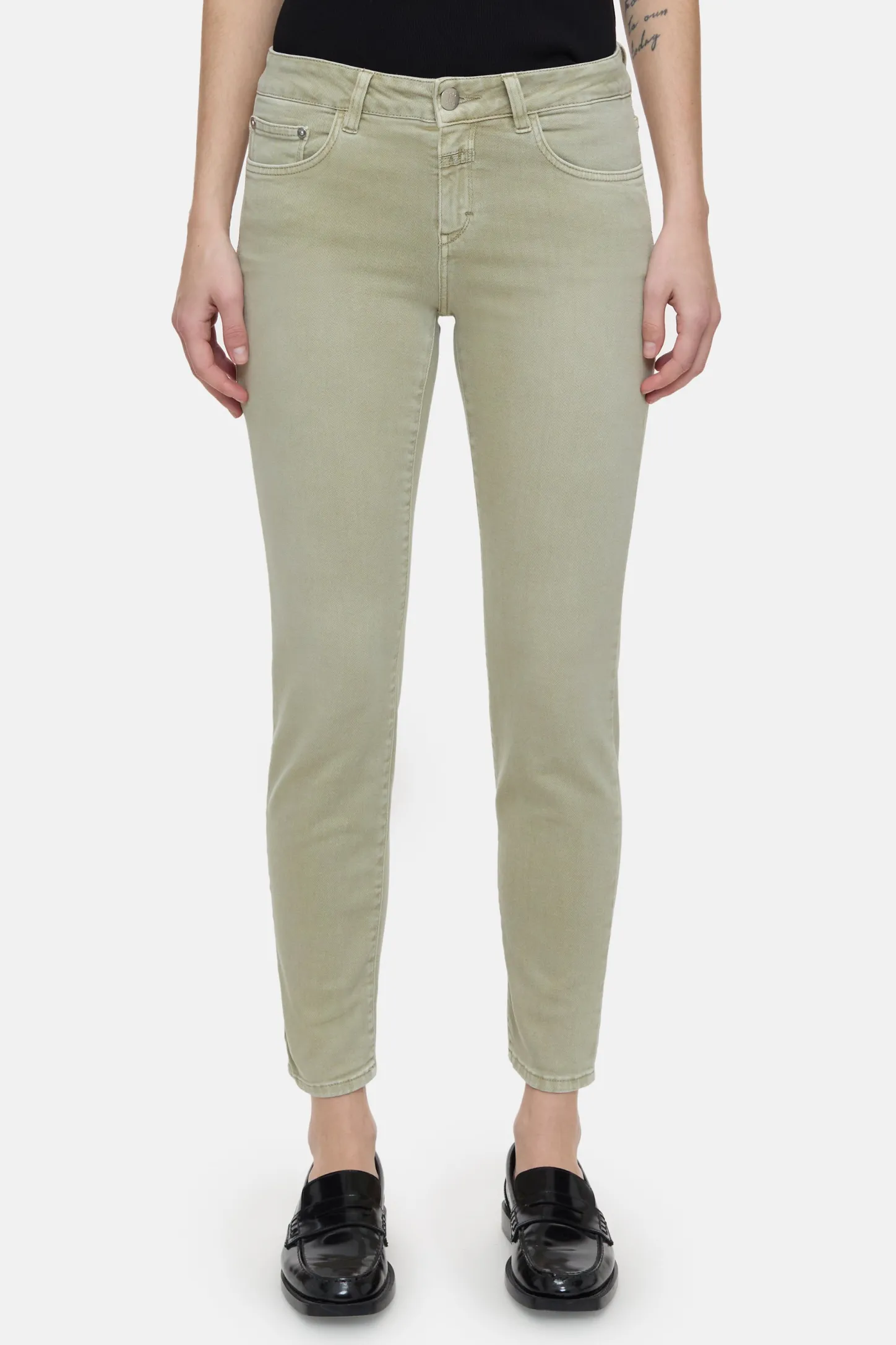 CLOSED Jeans>Slim Jeans - Stijlnaam Baker Salie Jij