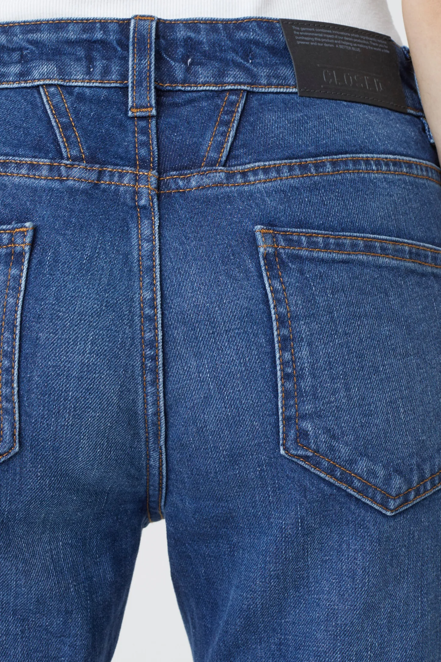 CLOSED Dun>Slim Jeans - Stijlnaam Baker Donkerblauw