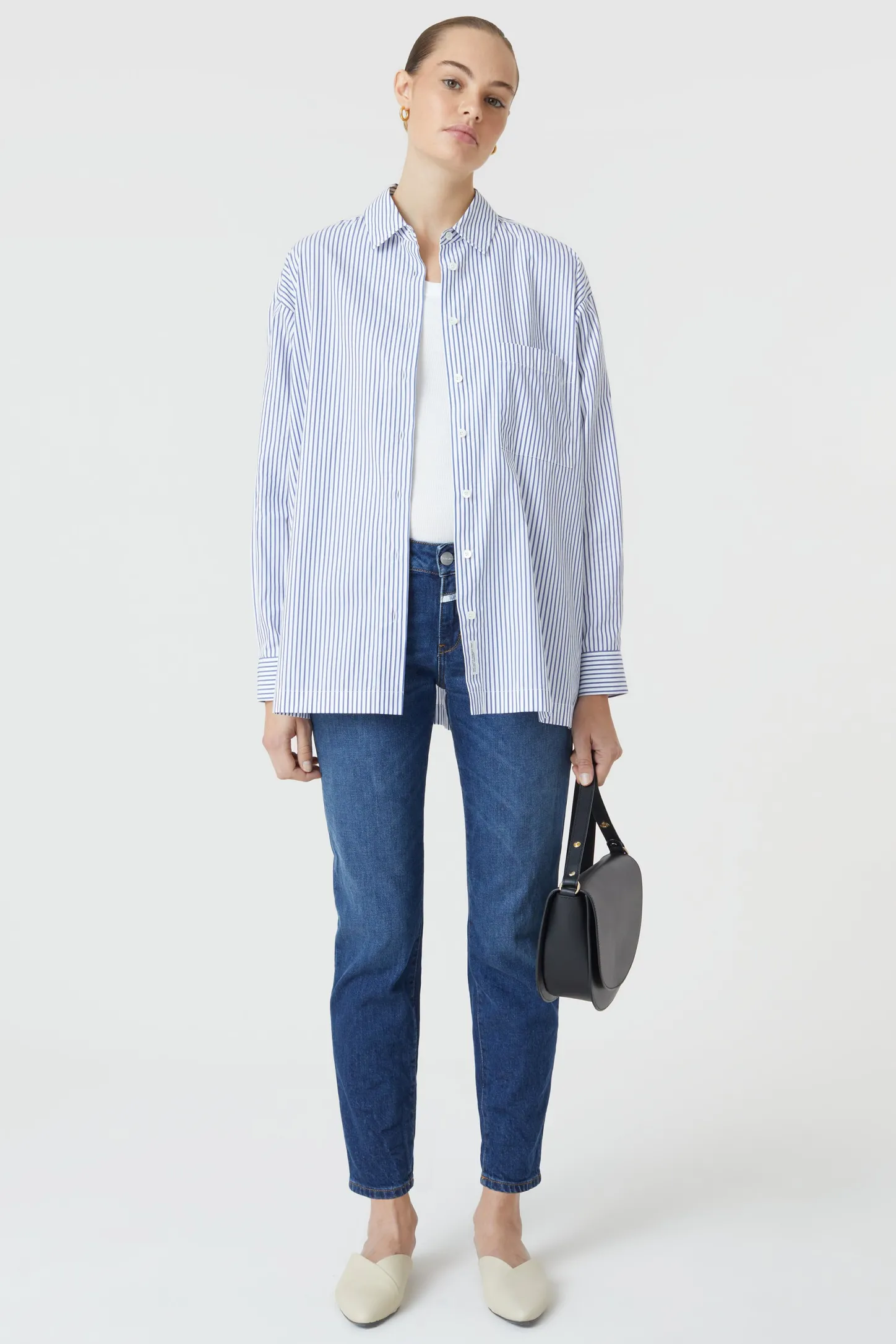 CLOSED Dun>Slim Jeans - Stijlnaam Baker Donkerblauw