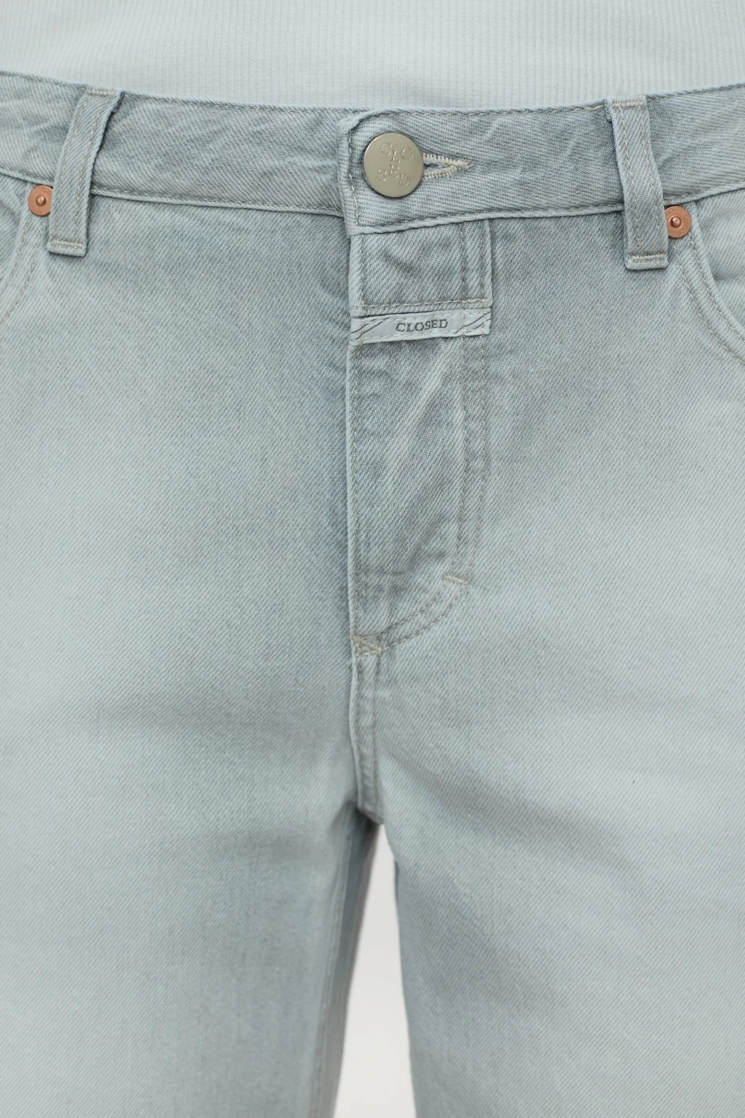 CLOSED Dun>Slim Jeans - Stijlnaam Gillan Lichtgrijs