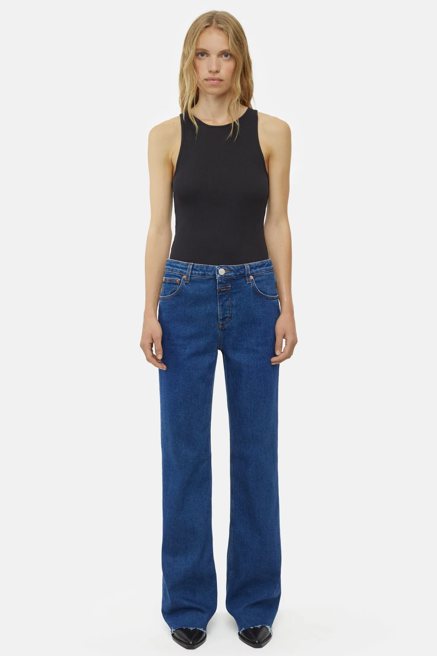 CLOSED Dun>Slim Jeans - Stijlnaam Gillan Donkerblauw