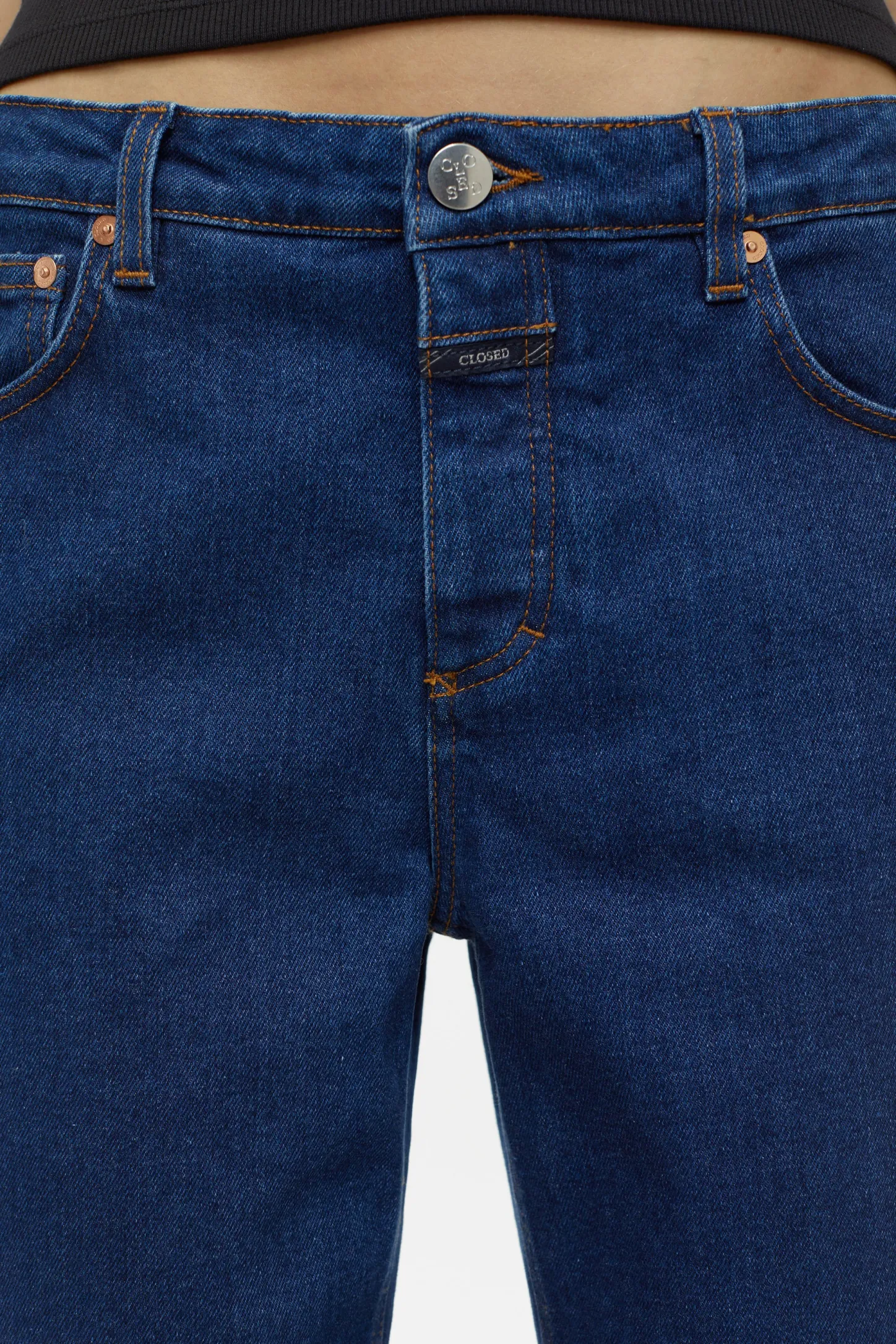 CLOSED Dun>Slim Jeans - Stijlnaam Gillan Donkerblauw
