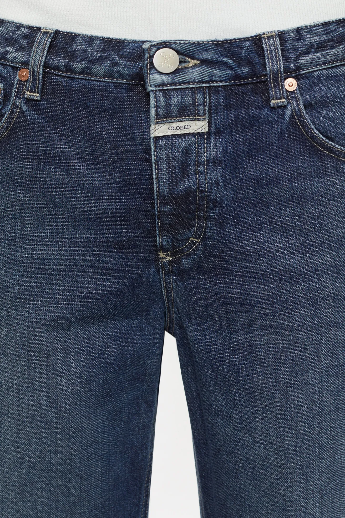 CLOSED Lange Denim>Slim Jeans - Stijlnaam Gillan Donkerblauw