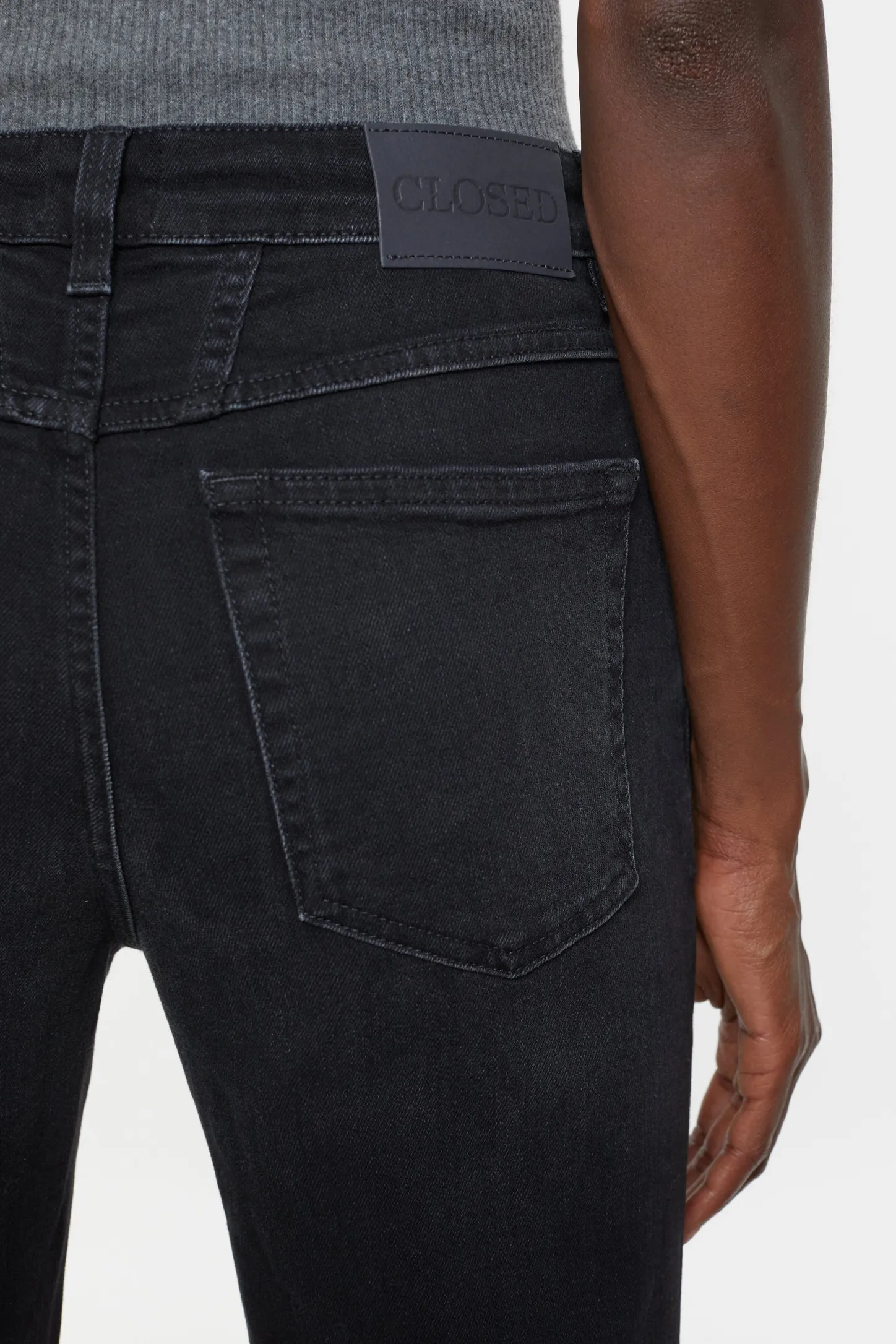 CLOSED Lange Denim>Slim Jeans - Stijlnaam Gillan Donker Grijs