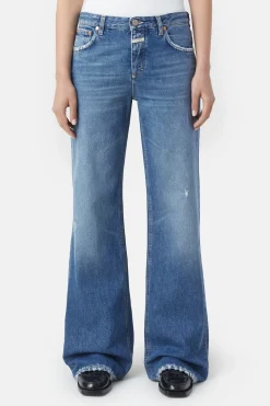 CLOSED Dun>Slim Jeans - Stijlnaam Gillan Midden Blauw