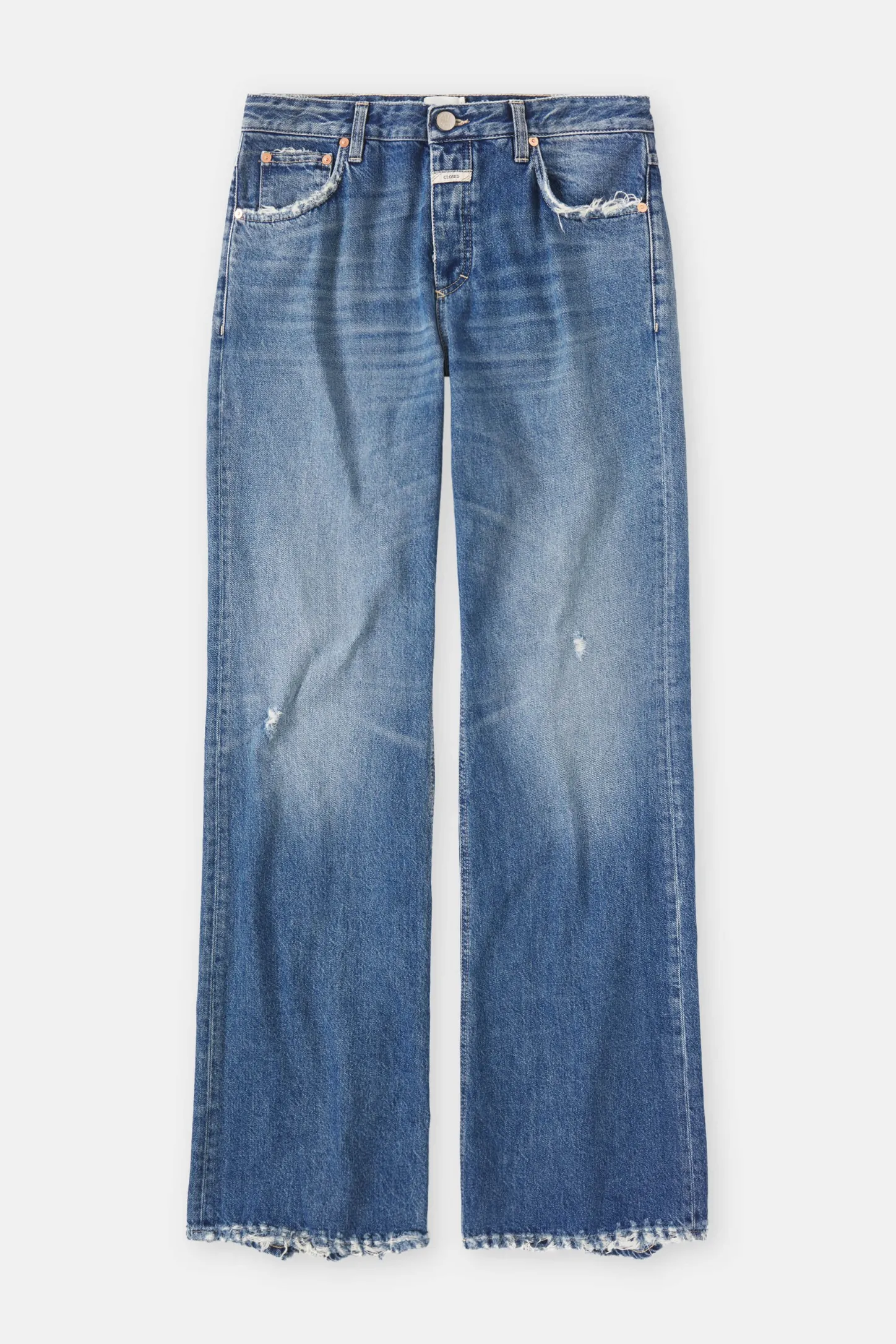 CLOSED Dun>Slim Jeans - Stijlnaam Gillan Midden Blauw