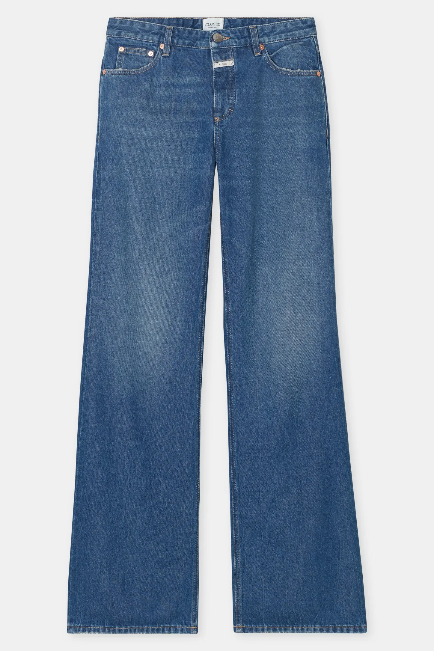 CLOSED Dun>Slim Jeans - Stijlnaam Gillan Midden Blauw