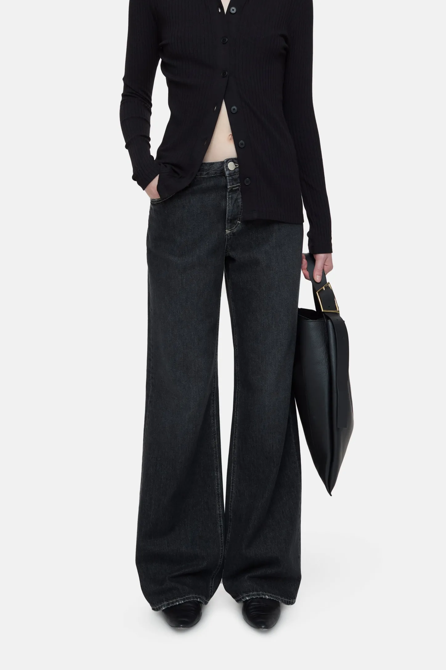 CLOSED Eco-Denim>Slim Jeans - Stijlnaam Gillan Donker Grijs