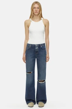 CLOSED Dun>Slim Jeans - Stijlnaam Gillan Donkerblauw